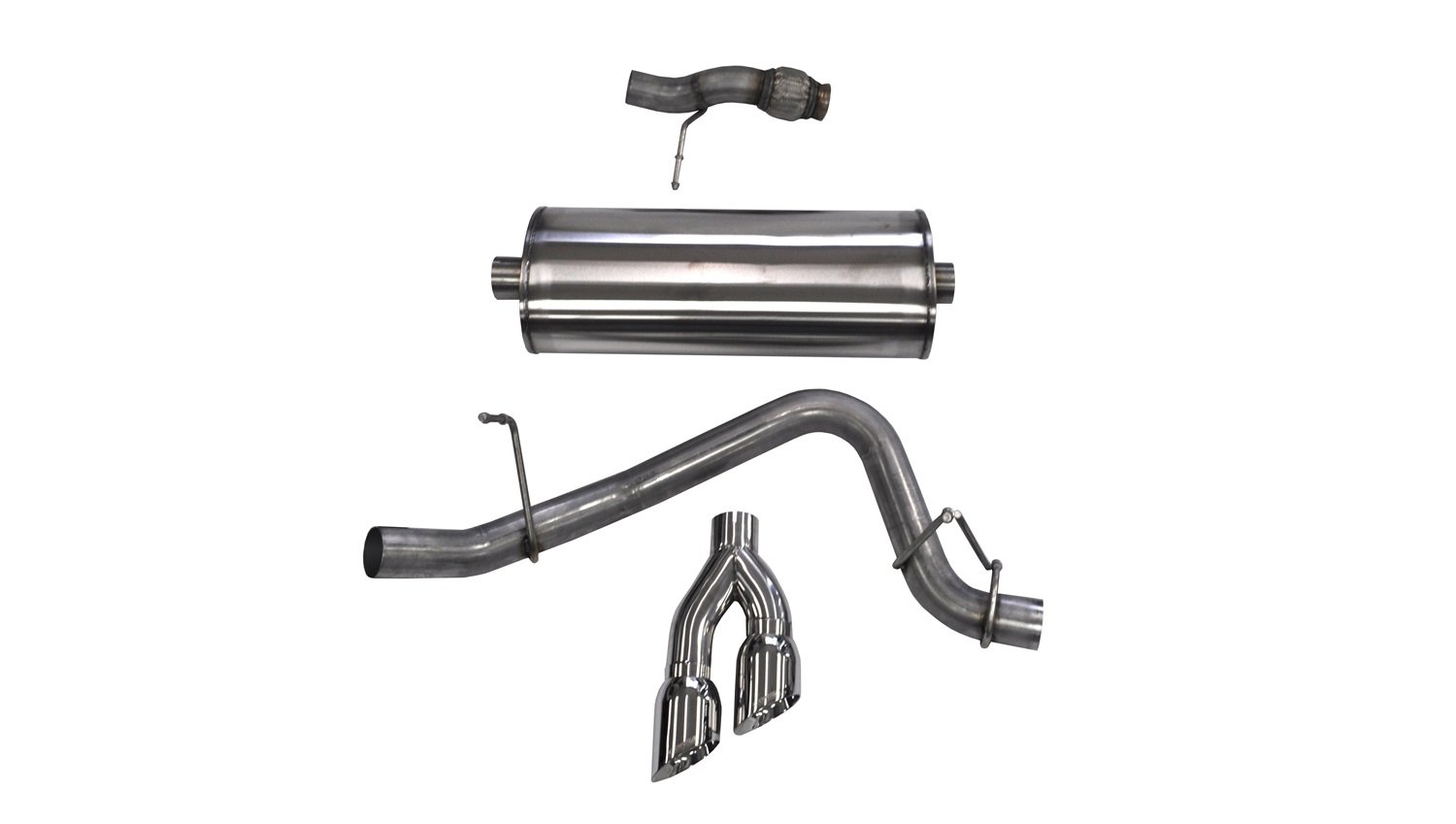 CORSA 14859 Cat-Back Exhaust System - High Performance Stainless Steel Exhaust for Enhanced Sound & Power - Perfect for Ford Mustang, Chevy Camaro & Dodge Challenger Upgrades