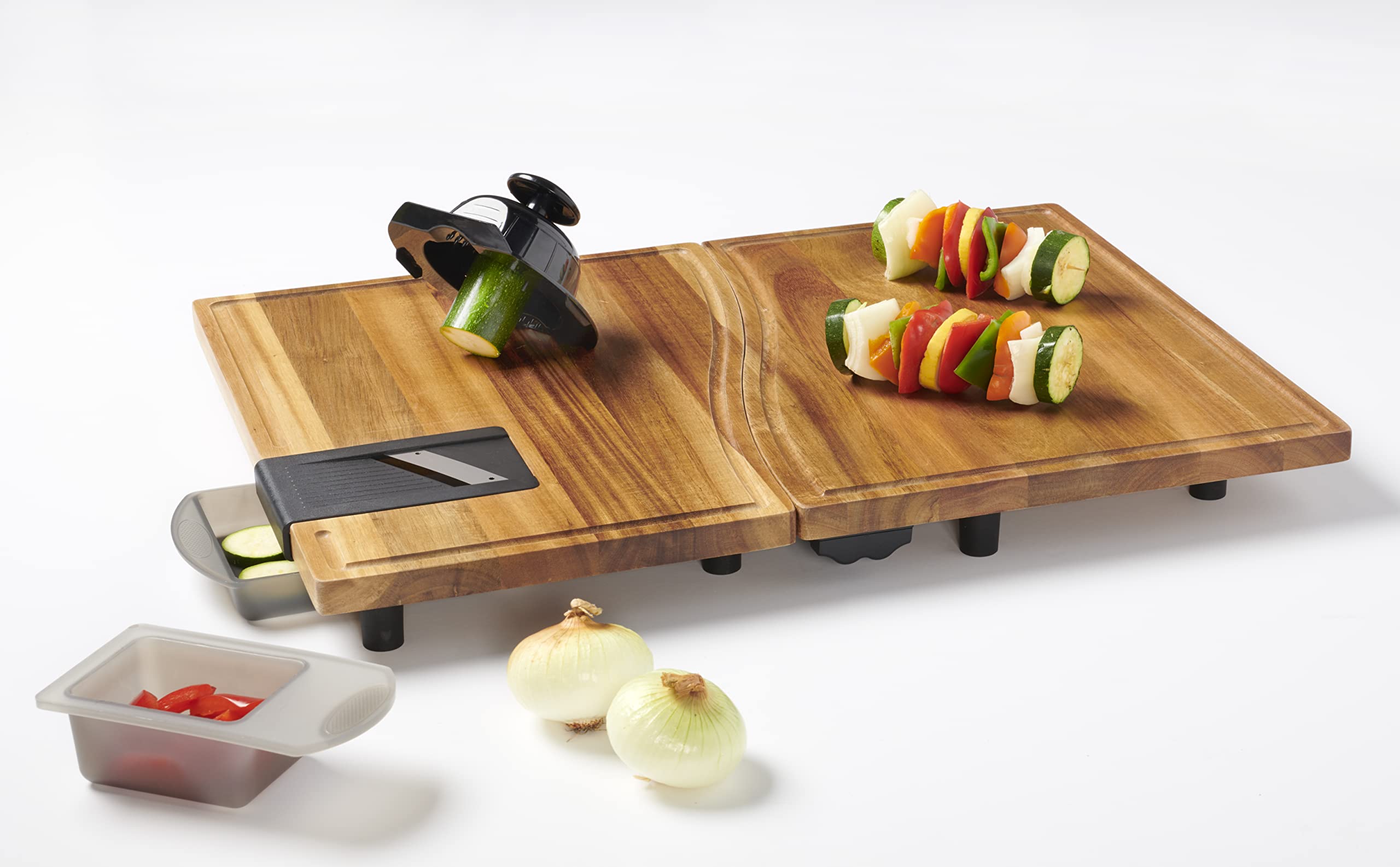 Premium Acacia Wood Cutting Board Set - 6-Piece Kitchen Essential for Meal Prep, Chopping & Serving | Durable & Stylish for Home Chefs & Entertaining
