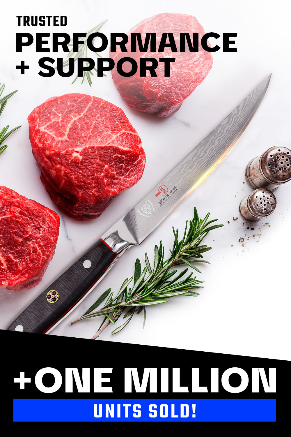 Premium 4-Piece Steak Knife Set - Dalstrong Shogun Series - Razor Sharp High Carbon Steel Blades - Perfect for Steak Dinners, BBQ Parties & Gourmet Cooking