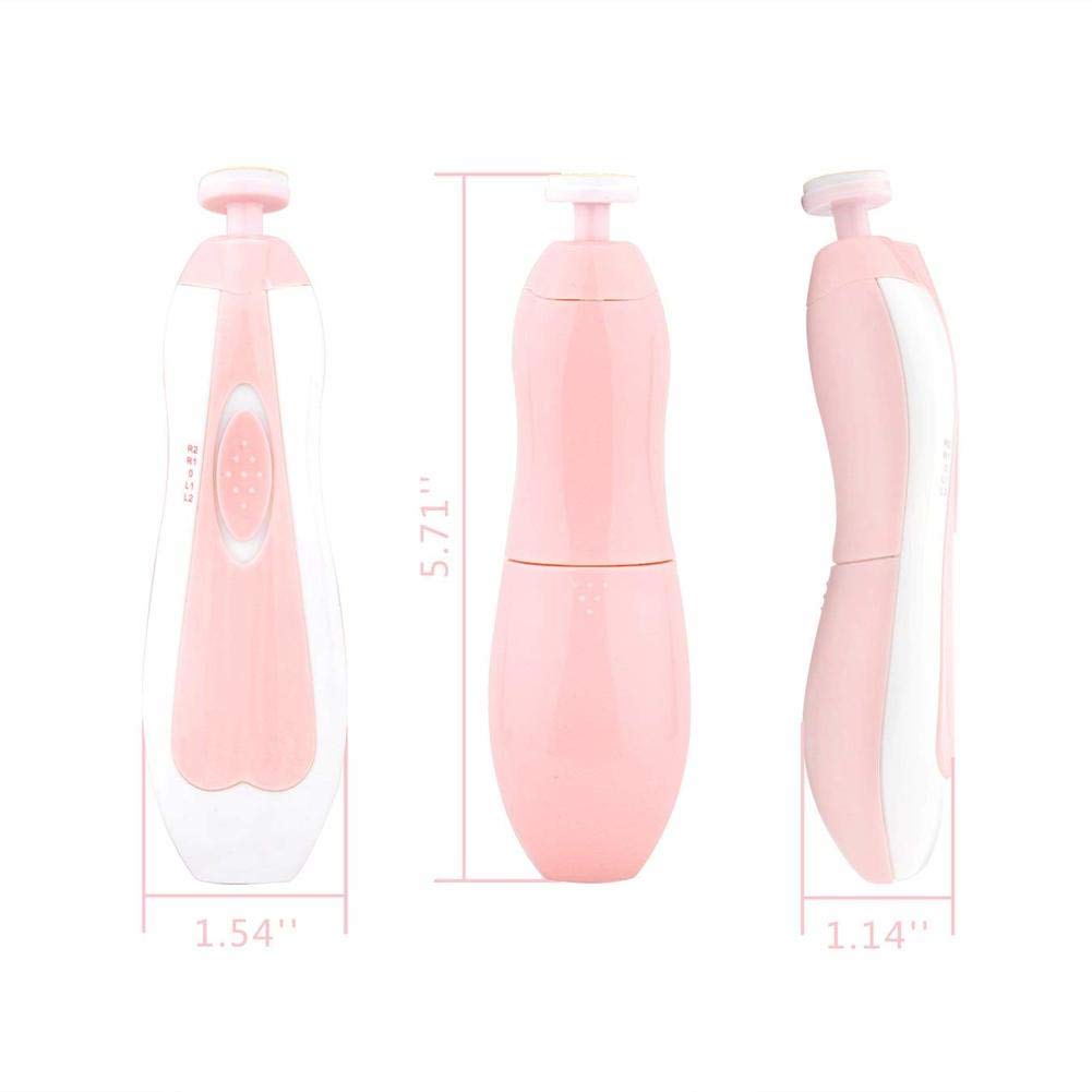 Electric Baby Nail Trimmer & Clipper Kit - Safe Nail Care for Newborns, Infants & Toddlers - Gentle Fingernail & Toenail Trimming, Filing & Polishing - Battery Operated (AA Not Included) - Perfect for Stress-Free Baby Grooming at Home or Travel