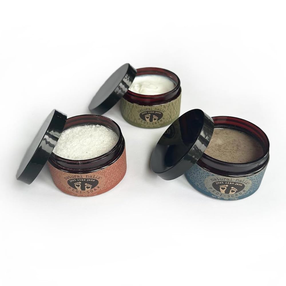 Just Like Jane™ Natural Nails Pedi-Care Kit - Professional Manicure & Pedicure Set for At-Home Nail Care - Perfect for DIY Spa Days & Gift Giving