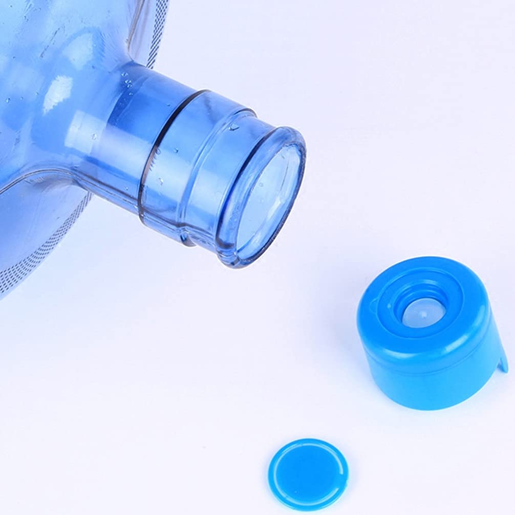 Hemoton 35-Pack Plastic Water Bottle Cap Replacement - Non-Spill Sealing Lid Cover for Jug & Flask - Blue Anti-Leak Bottle Accessories - Perfect for Sports, Travel, and Home Use