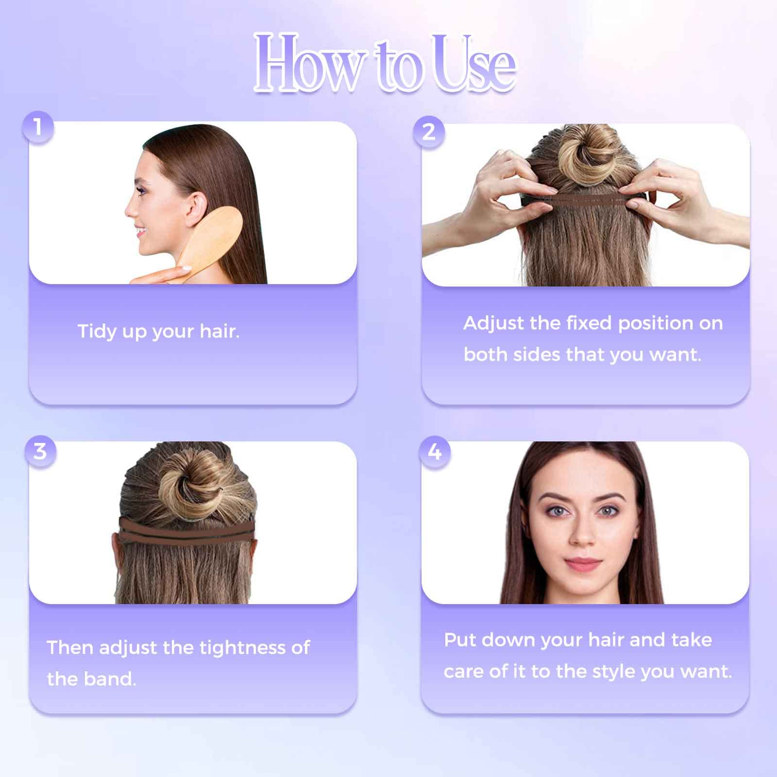 Invisible Face Lift Tape with Bands & Hair Clips - 2 PCS Facelift Bands for Instant Face Lifting & Tightening - Perfect for Special Occasions, Photos, and Everyday Beauty Enhancement (Brown)