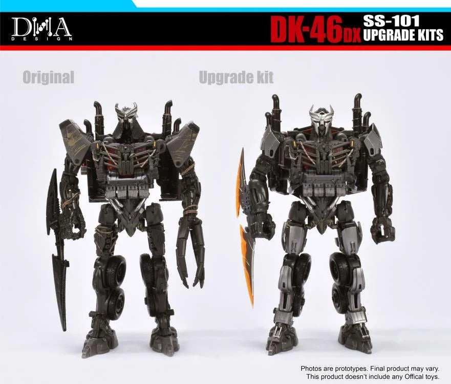DNA Design DK 46DX Upgrade Kit for SS RotB Scourge - Transformers Studio Series Custom Parts - Enhance Your Scourge Figure for Display & Photography