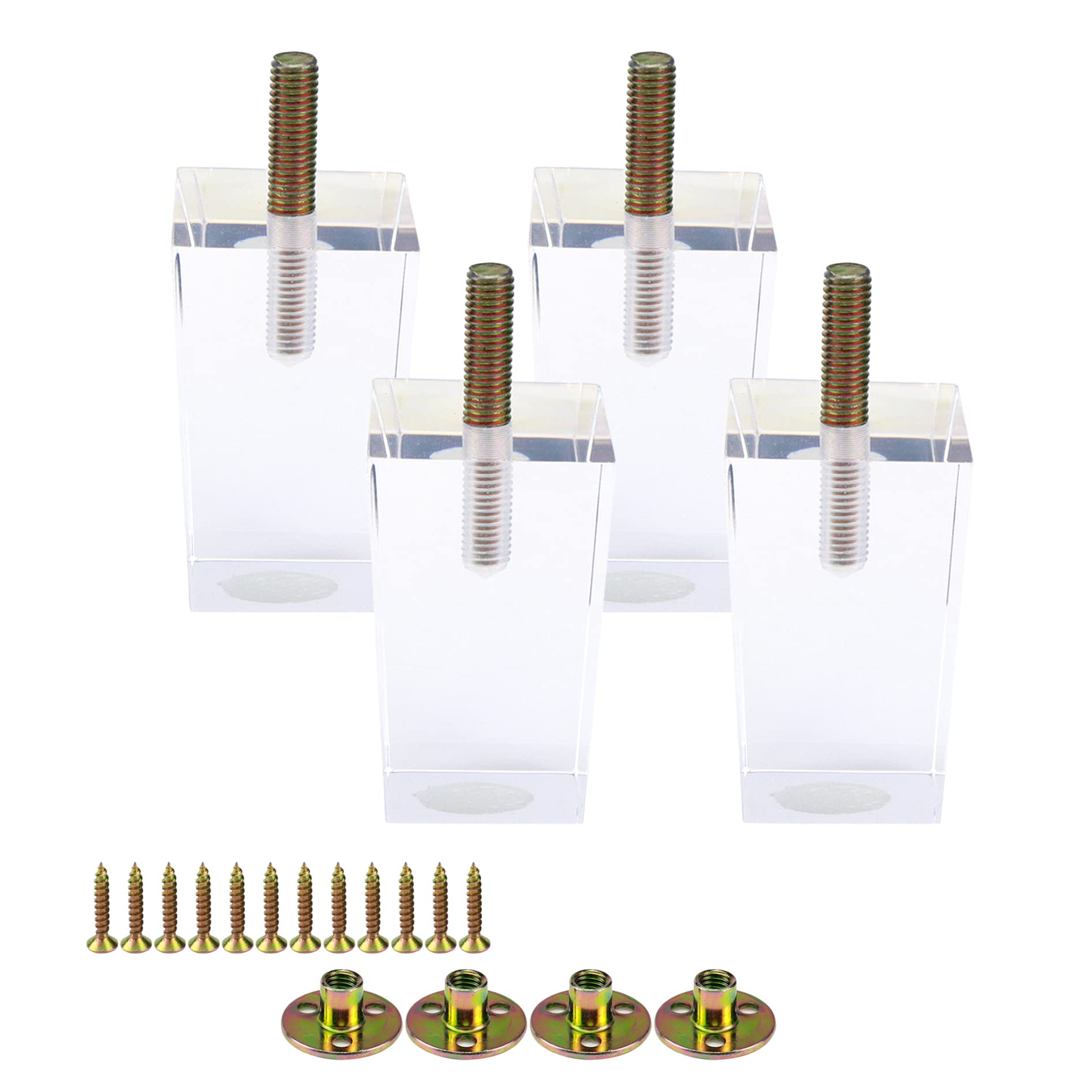Clear Acrylic Furniture Legs 3.15