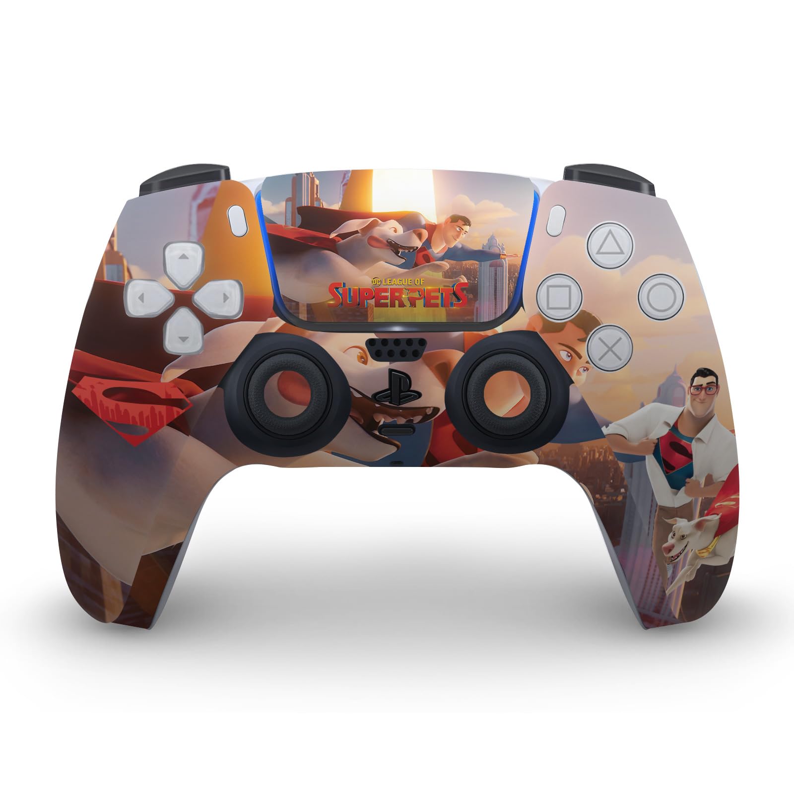 DC Super Pets Krypto & Superman PS5 Skin - Officially Licensed Vinyl Decal for Gaming