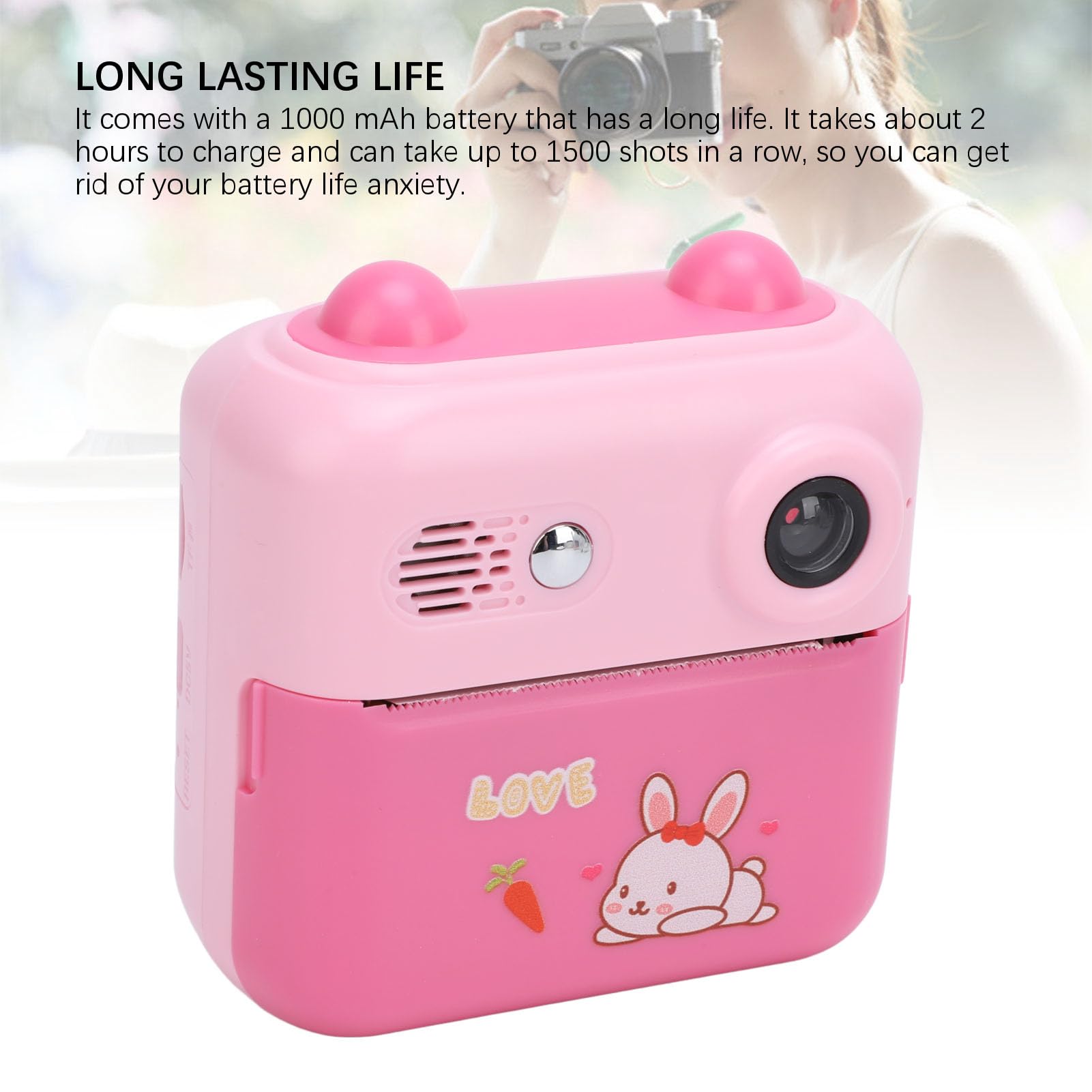 50MP Instant Digital Camera with 1080P HD Video & 16x Zoom - 2.4