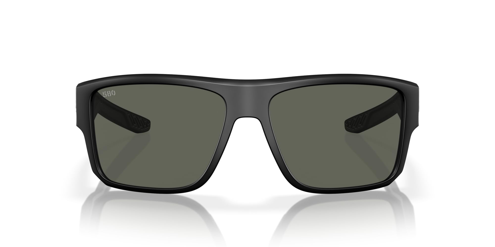 Costa Men's Matte Black Sunglasses with Blue Mirror Lenses 59MM - Polarized UV Protection for Fishing, Boating & Outdoor Activities