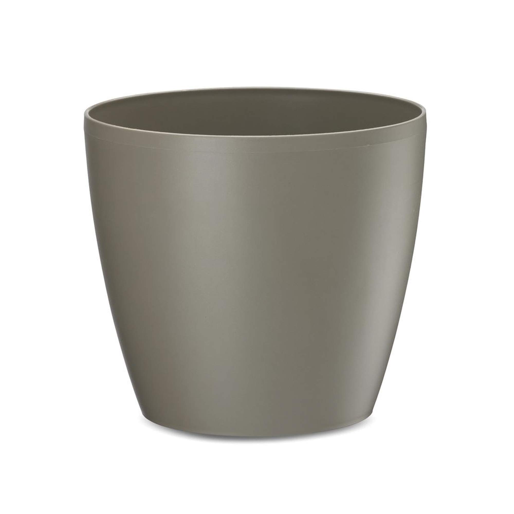 Modern Crescent Too Eva Decorative Planter - 18 Inch Latte Ceramic Flower Pot for Indoor Plants, Succulents & Herbs | Perfect for Home, Office & Garden Decor
