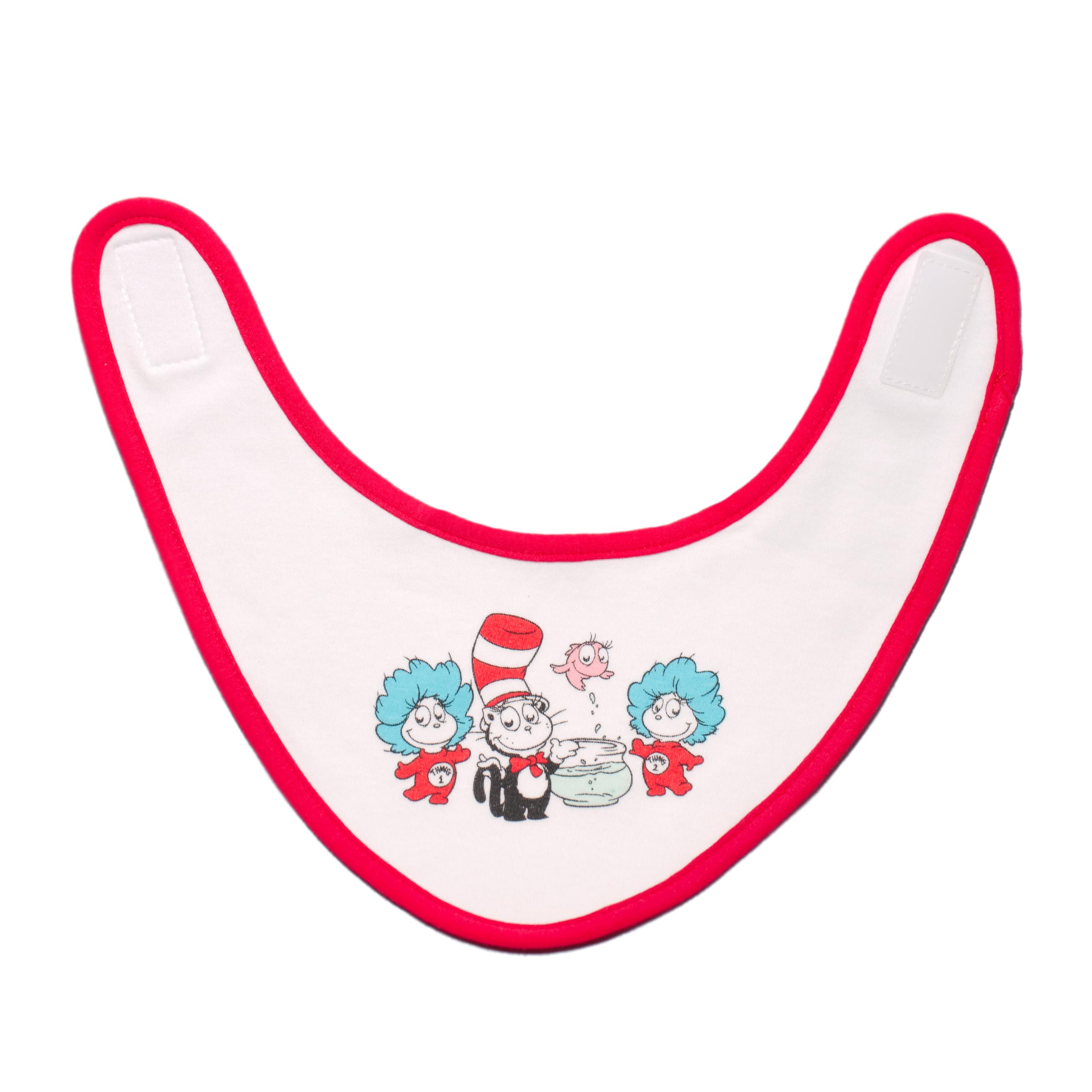 Playtex Baby Dr. Seuss Gift Set - 2 Pacifiers, 3X 4oz & 2X 8oz Baby Bottles, 1 Cloth Bib, 2 Extra Nipples, 60 Disposable Drop-Ins Liners | Newborn Essentials for Feeding & Soothing | Perfect Baby Shower Gift & Travel Set