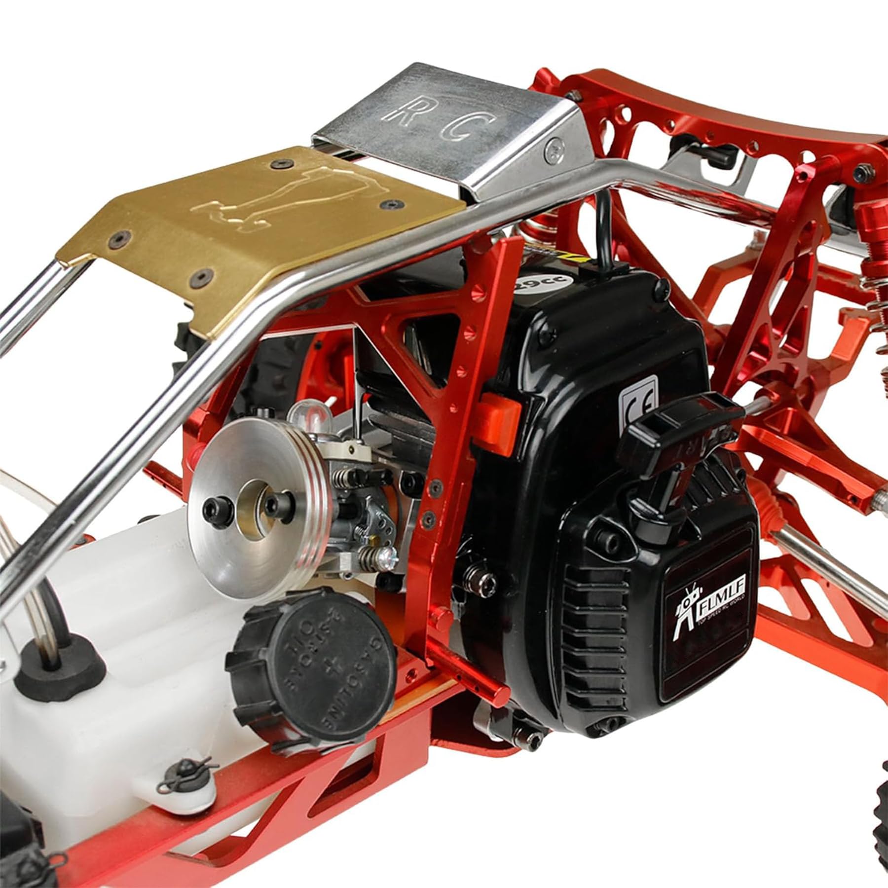 29CC 9.5HP Professional Reed Engine with Carburetor 1191 for 1/5 Scale HPI Baja & LOSI 5IVE-T RC Cars - High Performance Upgrade for Off-Road Racing & Bashing