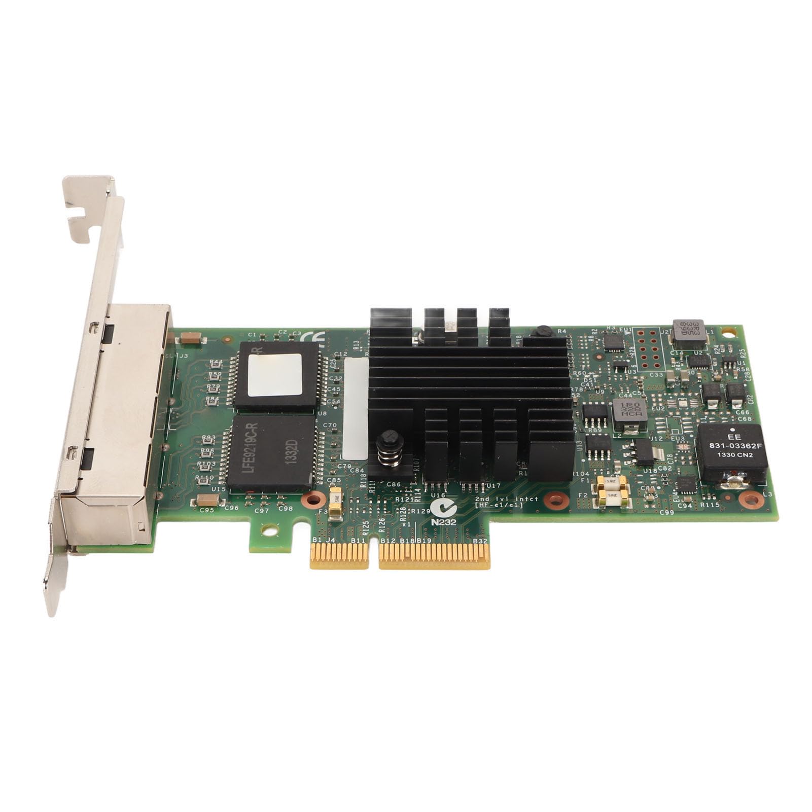 Gigabit PCIe Network Card 1Gb 1000Mbps RJ45 Ethernet Adapter - High Speed NIC I35 for Desktop PC, Gaming & Home Office Networking (Supports SFP & 10/100/1000Mbps) - Perfect for Online Gaming, Video Streaming & Large File Transfers
