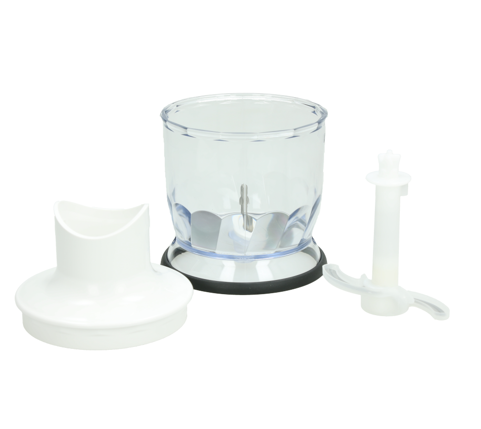 Braun MQ20WH Mini Chopper Attachment - Powerful Hand Blender Accessory for Chopping, Dicing & Food Prep - Perfect for Nuts, Herbs, Vegetables & Baby Food