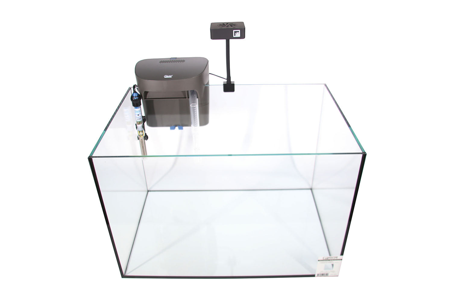 60H Gallon Aquarium Kit - Complete Fish Tank Set with LED Light & Filter - Perfect for Home, Office, or Classroom Aquascaping