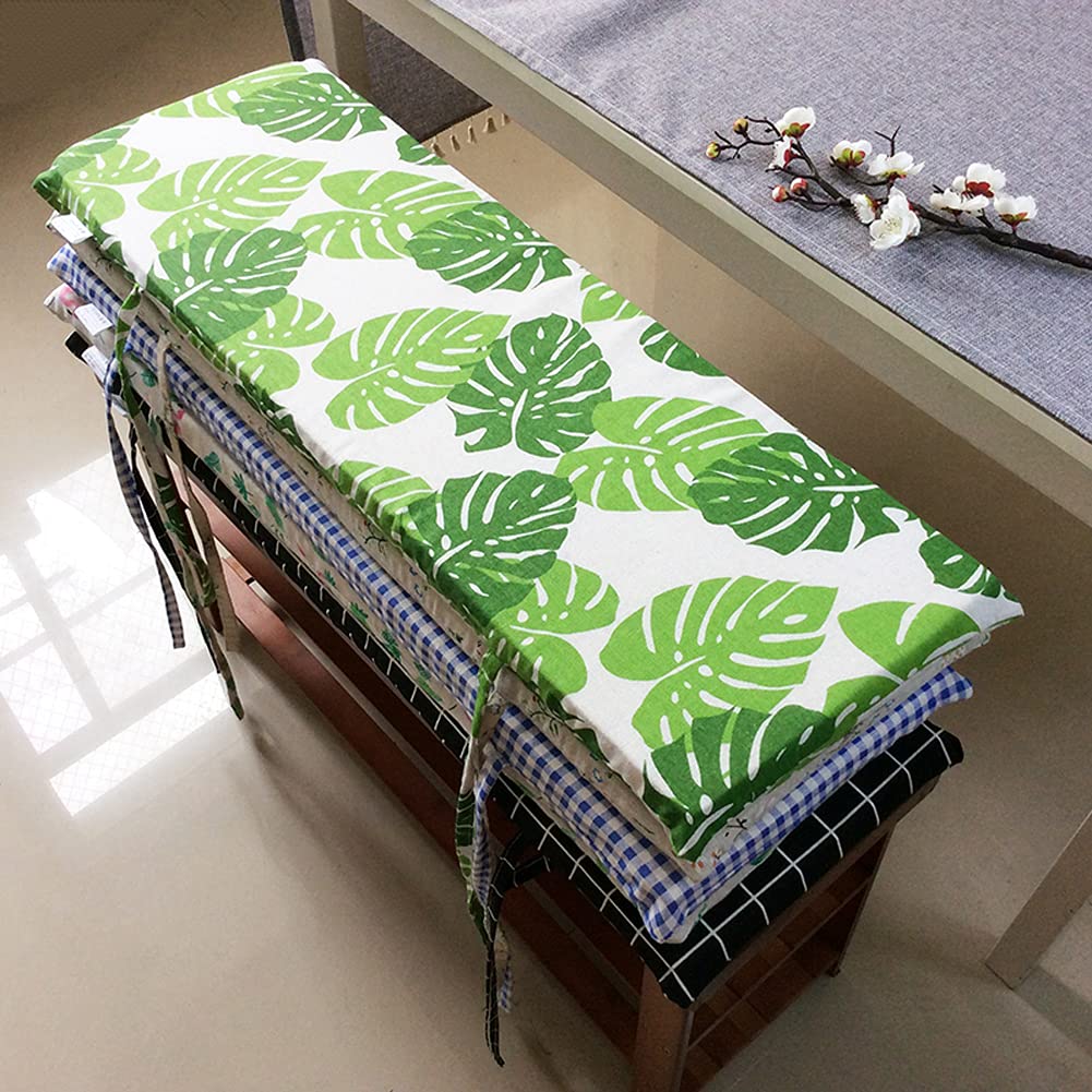 Outdoor Patio Bench Cushion - Waterproof Porch Swing Seat Cushion with Soft Fabric, Replacement Pad for Wicker Chairs, Loveseats & Garden Furniture - Perfect for Backyard, Deck & Dining Areas