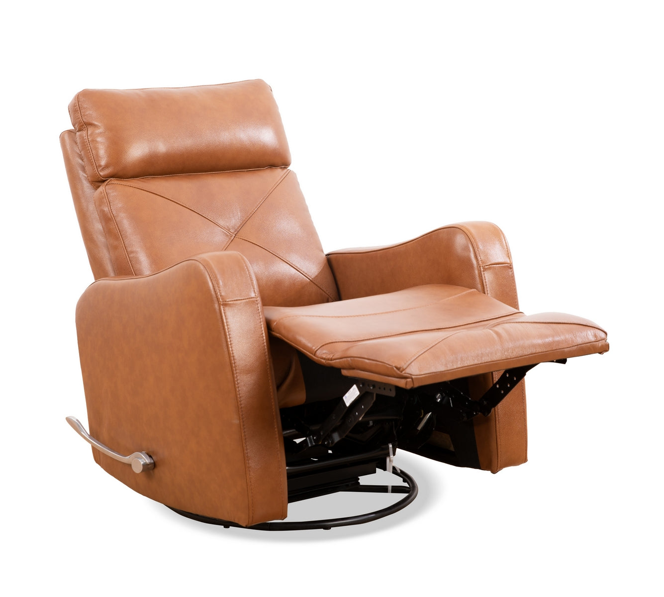 Brown Harmony Glide Recliner Chair - Soft Leather Power Lift Reclining Sofa for Living Room, Elderly & Home Theater | Adjustable Comfort with USB Charging & Cup Holders