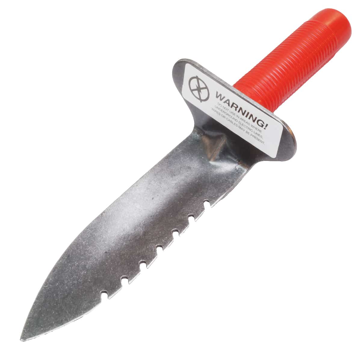 Lesche Digging Tool & Sod Cutter - Left Serrated Edge with Sheath | Perfect for Metal Detecting, Gardening & Archaeology