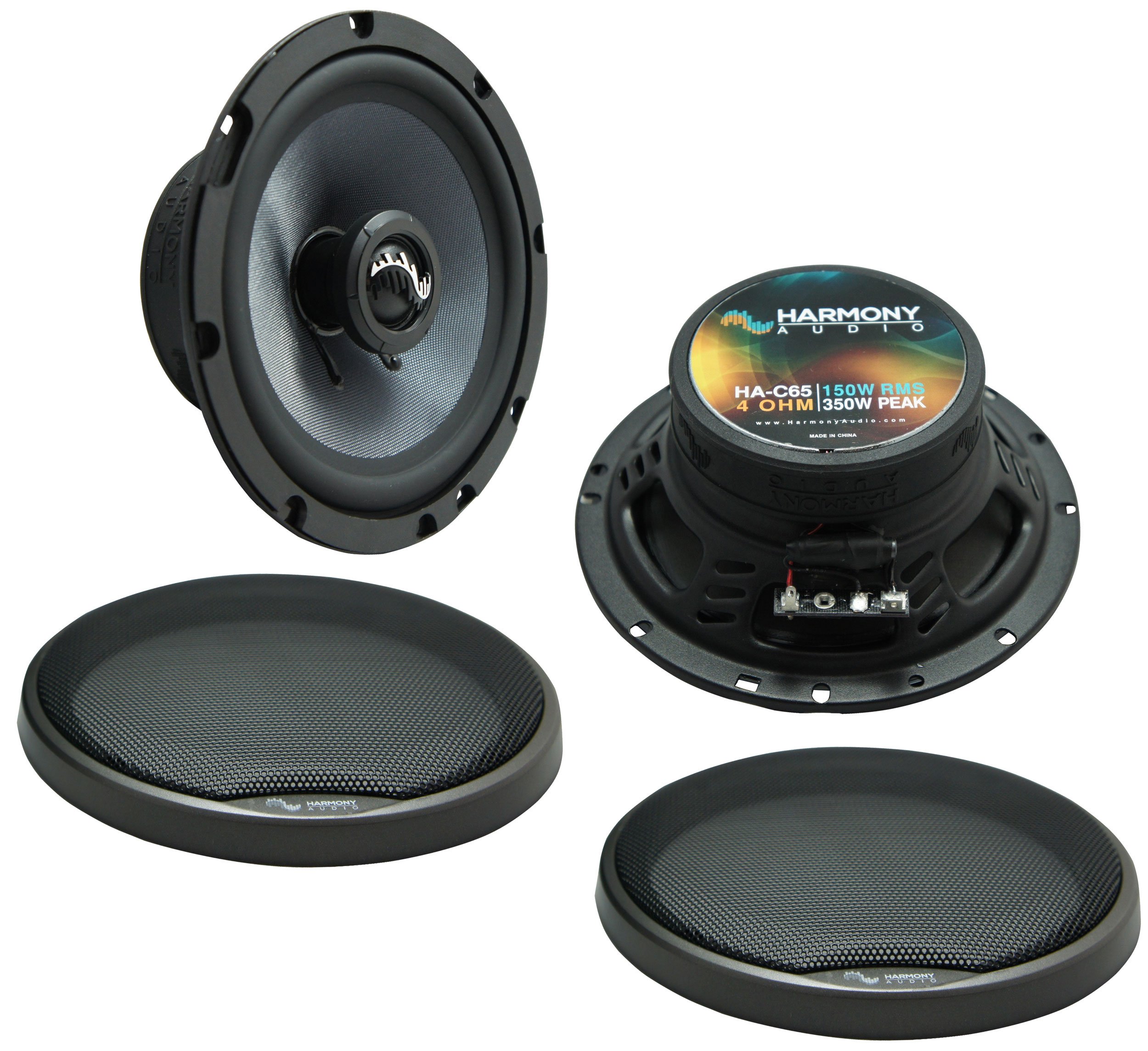BMW Z4 2003-2008 Car Audio System - Harmony C65 & C35 Speakers with HA-A400.4 Amplifier Replacement Kit - Premium Sound Upgrade for Factory Speakers - Perfect for Road Trips & Music Lovers