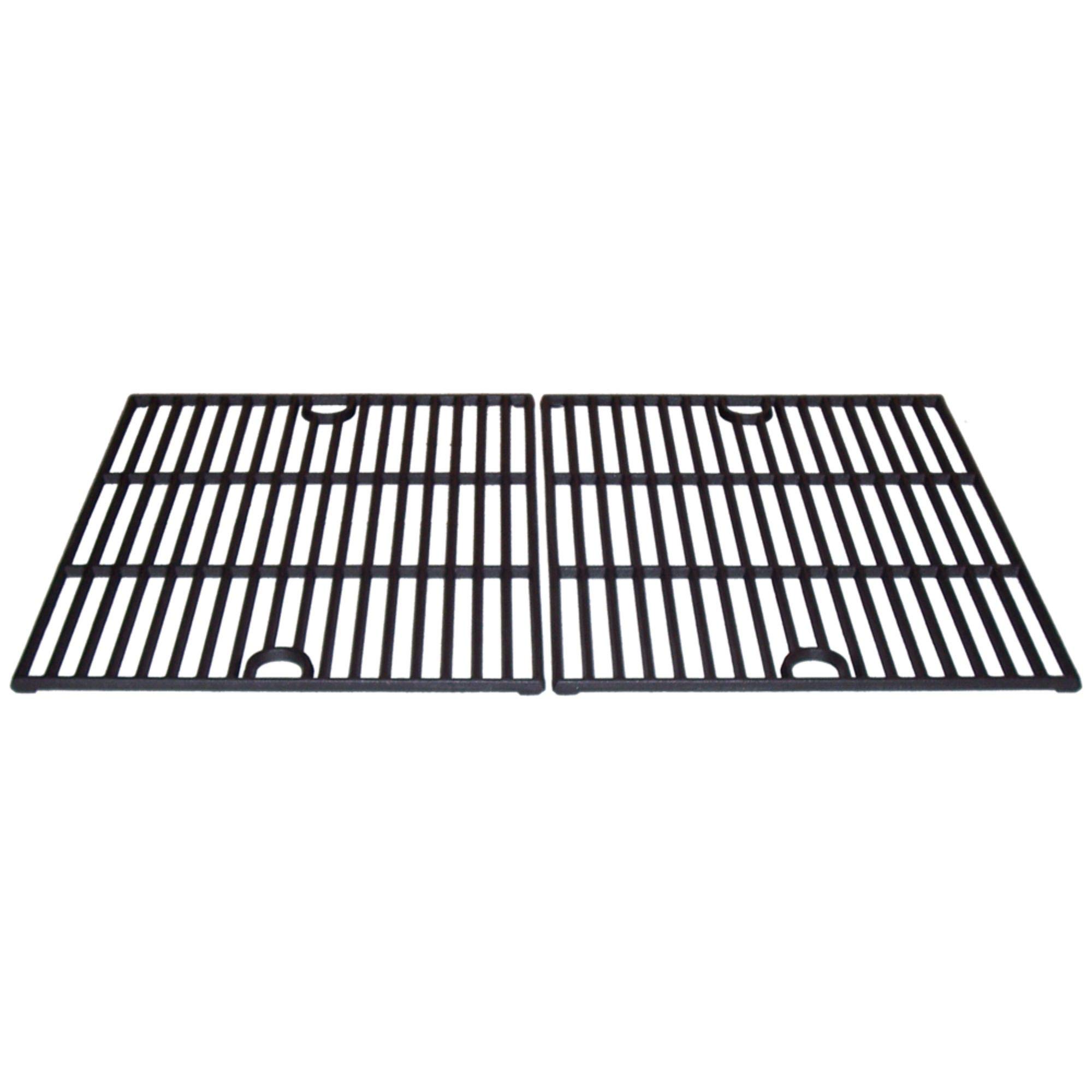 2-Piece Matte Cast Iron Cooking Grid Replacement for Charbroil Gas Grills 26.25