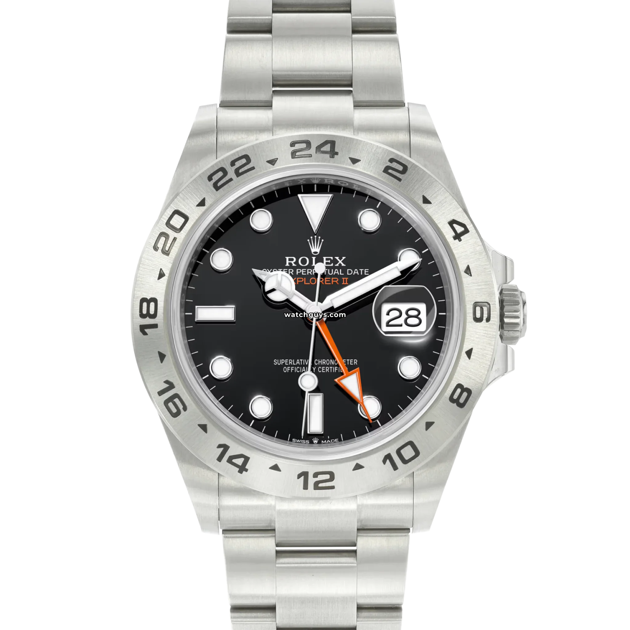 Rolex Explorer II 226570 Black Stainless Steel Men's Watch - Luxury Timepiece for Outdoor Adventures & Travel