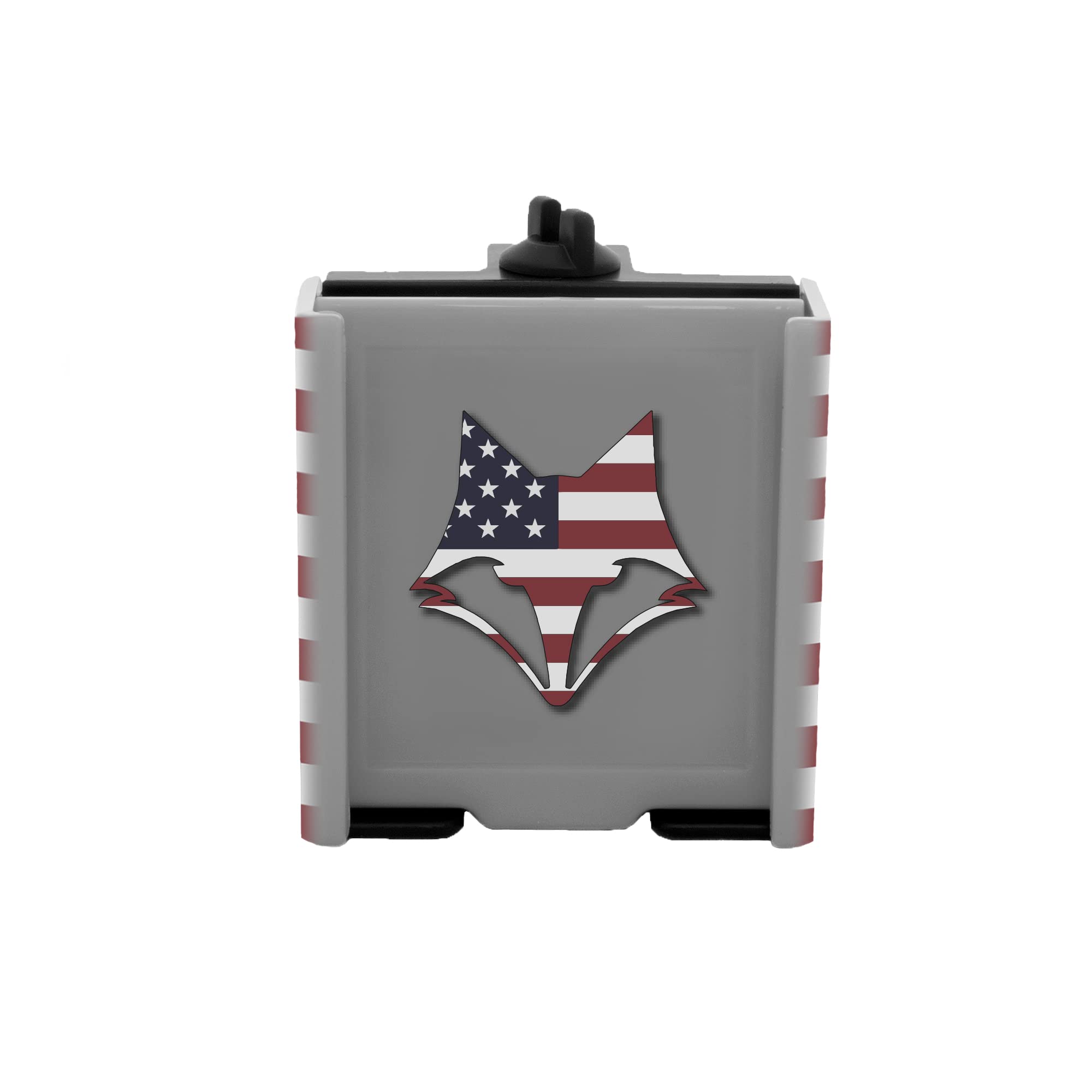 DESERT FOX GOLF Phone Caddy - American Flag Golf Accessory | Clip-on Golf Cart Phone Holder for iPhone & Android | Perfect for Golf Courses & Outdoor Sports