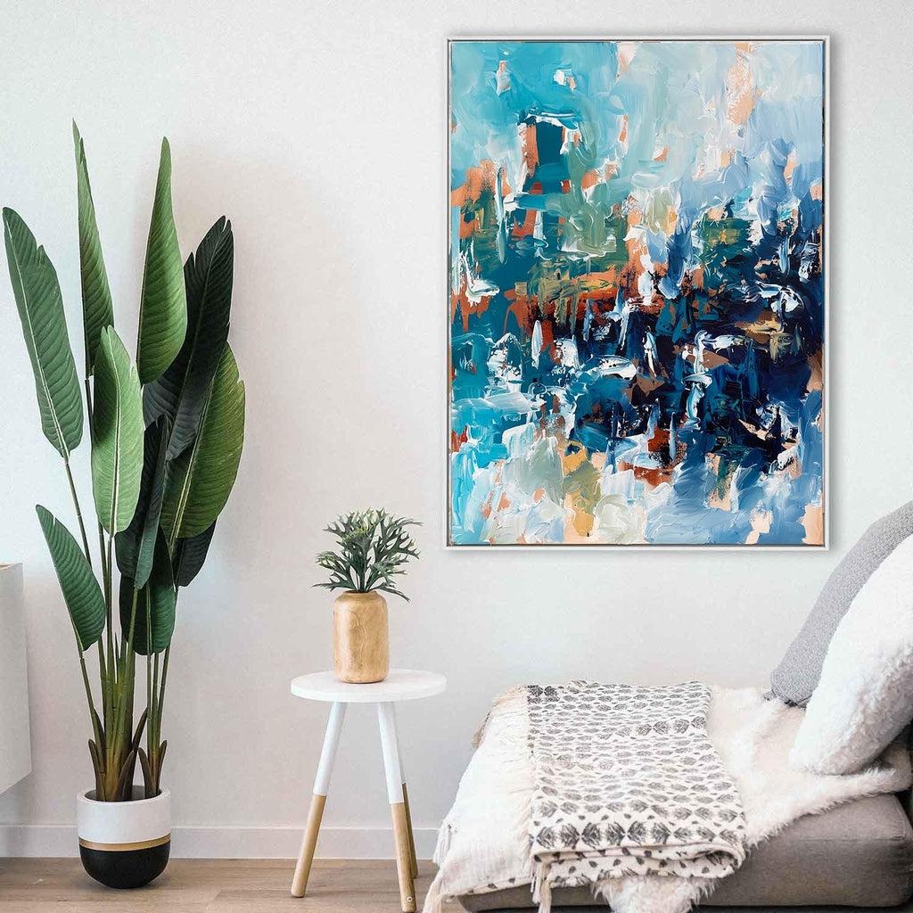Time Has Stopped Part 2 - Original Abstract Painting Wall Art for Living Room Decor | Modern Home Office & Bedroom Wall Decor
