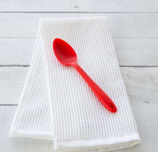 GIR Mini Spoon - Small Red Silicone Kitchen Spoon for Baking, Cooking & Serving - Perfect for Measuring Spices, Mixing Ingredients & Tasting Dishes