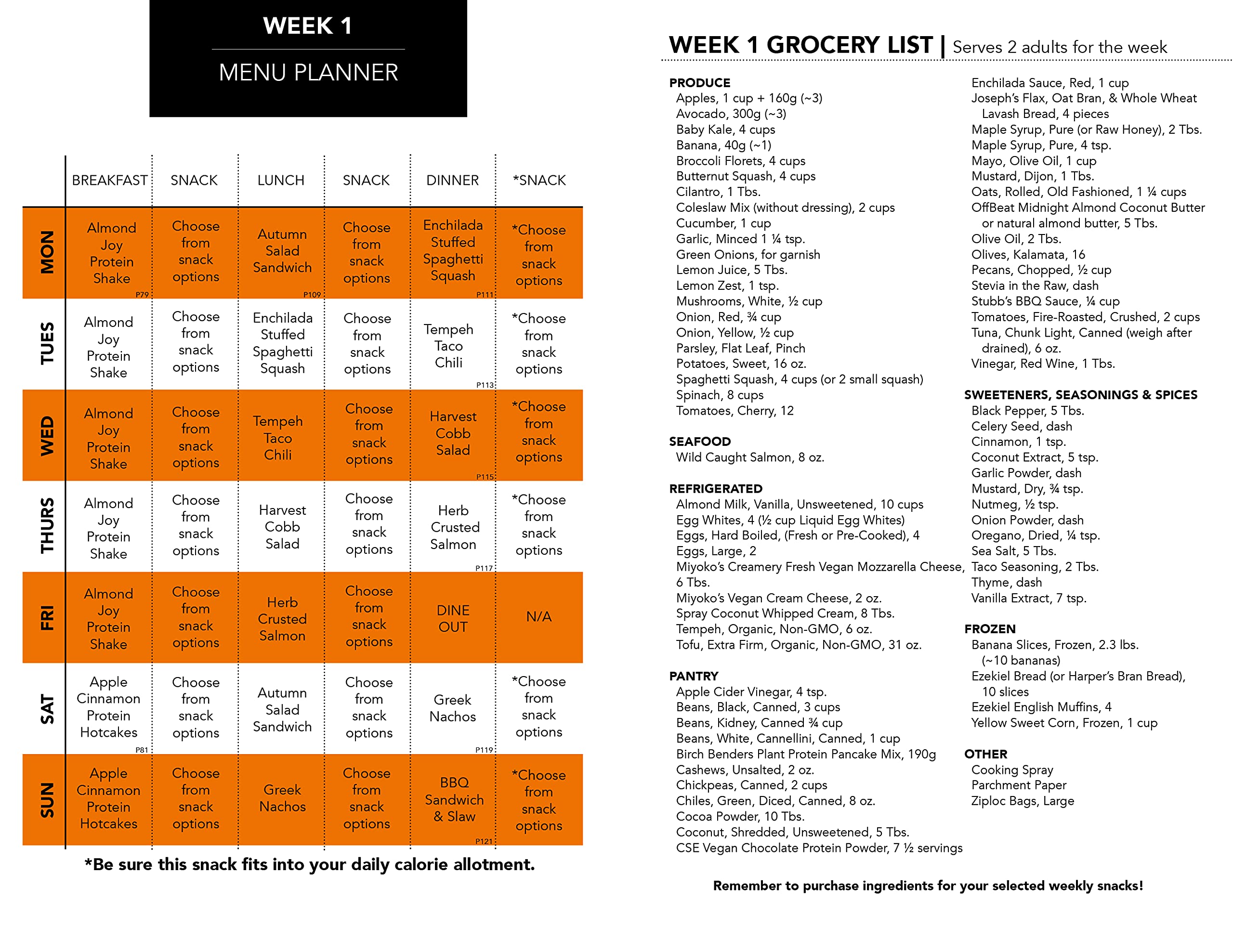 Clean Simple Eats Fall Plant-Based Meal Plan & Exercise Guide - Healthy Vegan Recipes & Workout Routine for Weight Loss & Muscle Gain | Perfect for Busy Professionals & Fitness Enthusiasts
