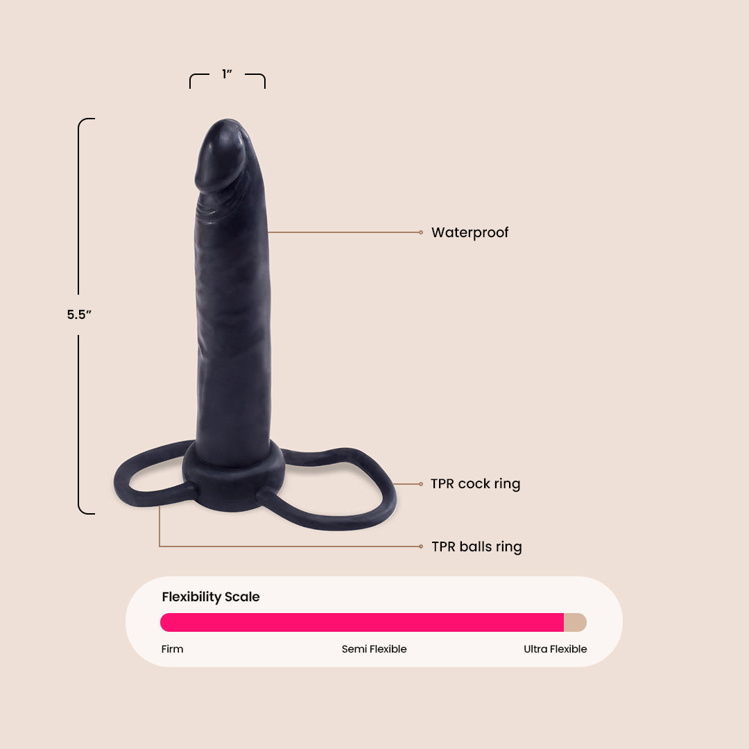 Fetish Fantasy Series Double Trouble - Premium Adult Toy for Couples & Solo Play - Enhance Intimacy & Spice Up Your Love Life