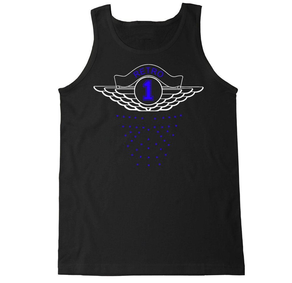 FTD Apparel Men's Retro 1 Sleeveless Muscle Tank Top - Vintage Graphic Tee for Gym, Workout & Casual Streetwear