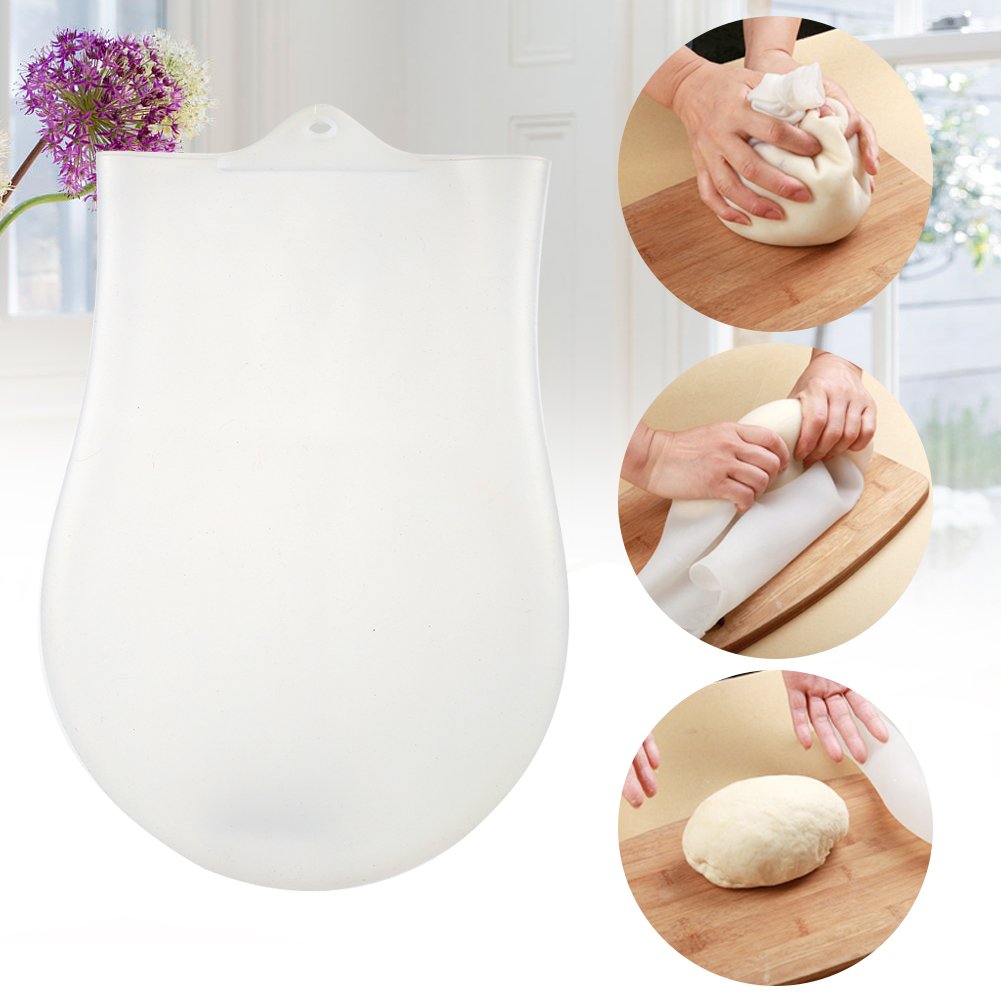 LAVEN Reusable Silicone Kneading Bag for Dough - Non-Stick Flour Mixing & Pastry Tool, Marinating & Food Storage Bag - Perfect for Baking, Cooking, and Meal Prep
