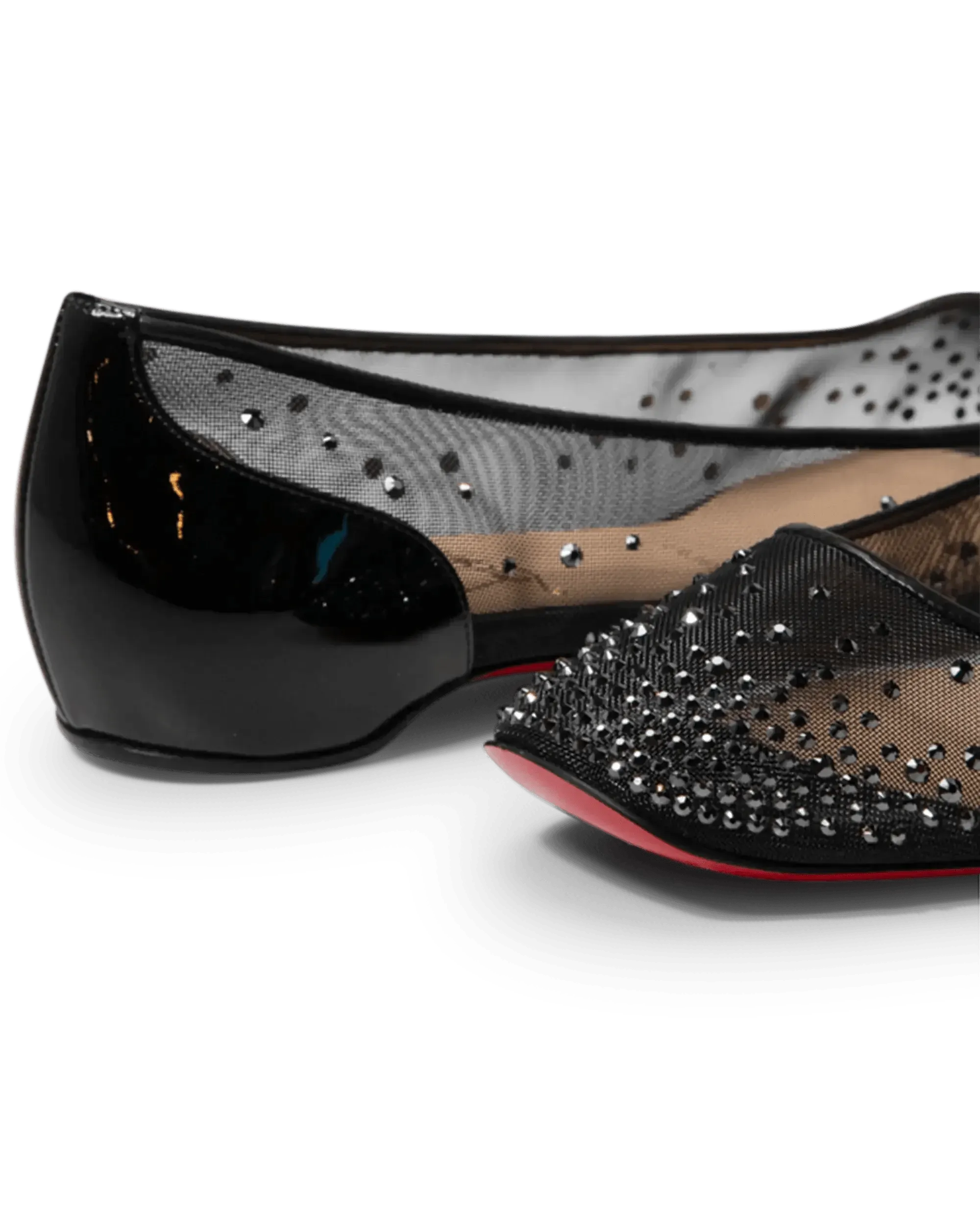 Follies Strass Flats - Sparkling Rhinestone Ballet Flats for Women | Comfortable & Stylish for Parties, Weddings & Evening Events