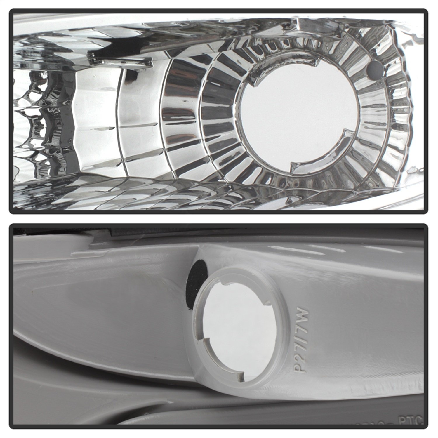 Spyder Auto 5001672 Euro Style LED Tail Lights - Chrome/Clear Lens - Compatible with BMW 3 Series E46 (1999-2005) - Enhances Rear Visibility & Style for Night Driving