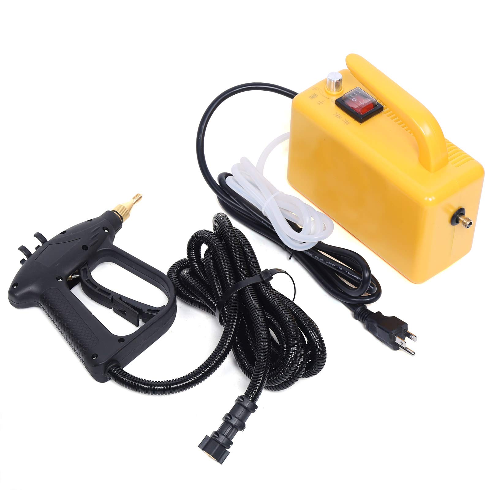 YIPONYT 1700W High Pressure Steam Cleaner for Home & Car - Handheld Steamer for Kitchen, Bathroom, Furniture & Auto Detailing | 110V Portable Steam Cleaning Machine for Deep Cleaning Floors, Upholstery & More
