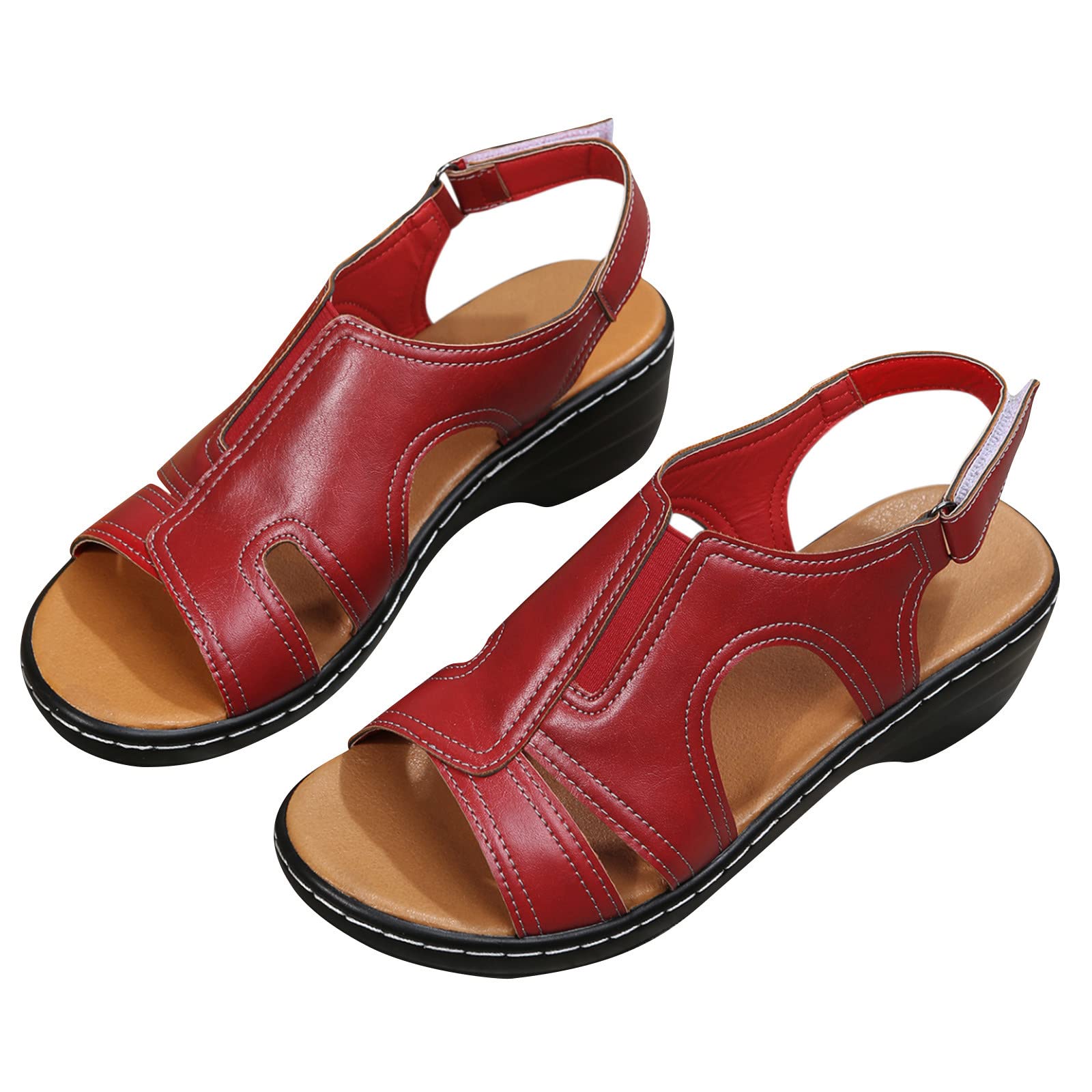 Fridja Women's Dressy Summer Sandals - Wide Width Casual Ankle Strap Shoes for Fashion 2022 | Perfect for Beach, Vacation & Outdoor Events