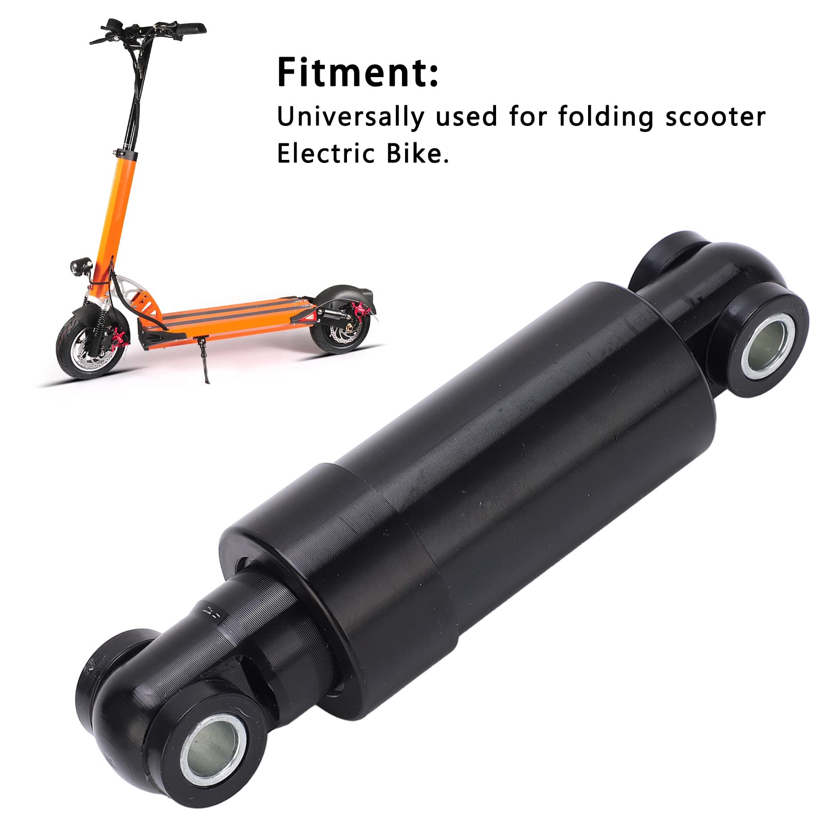 **Aramox 110mm Electric Bike Shock Absorber - 2pcs Black 750lbs Load Capacity - Compatible with Folding Scooters & E-Bikes - Perfect for Commuting & Off-Road Adventures**