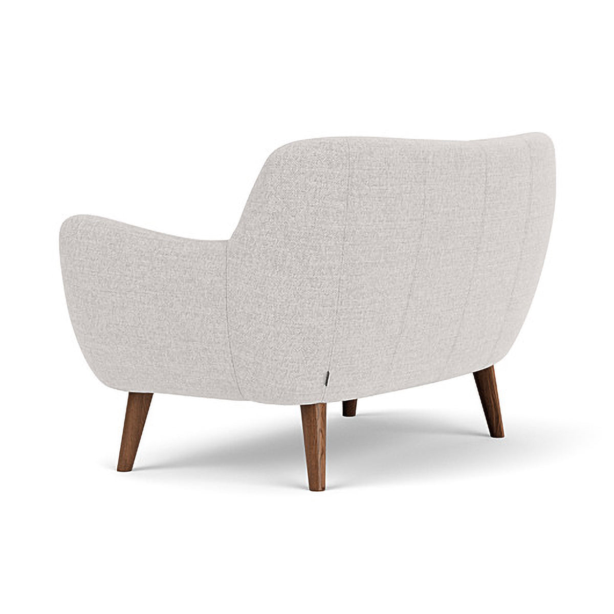 Herman Fabric 2 Seater Sofa - Modern Living Room Couch for Small Spaces, Apartment & Home Decor - Comfortable Loveseat with Soft Upholstery for Relaxing, Entertaining & Cozy Lounging