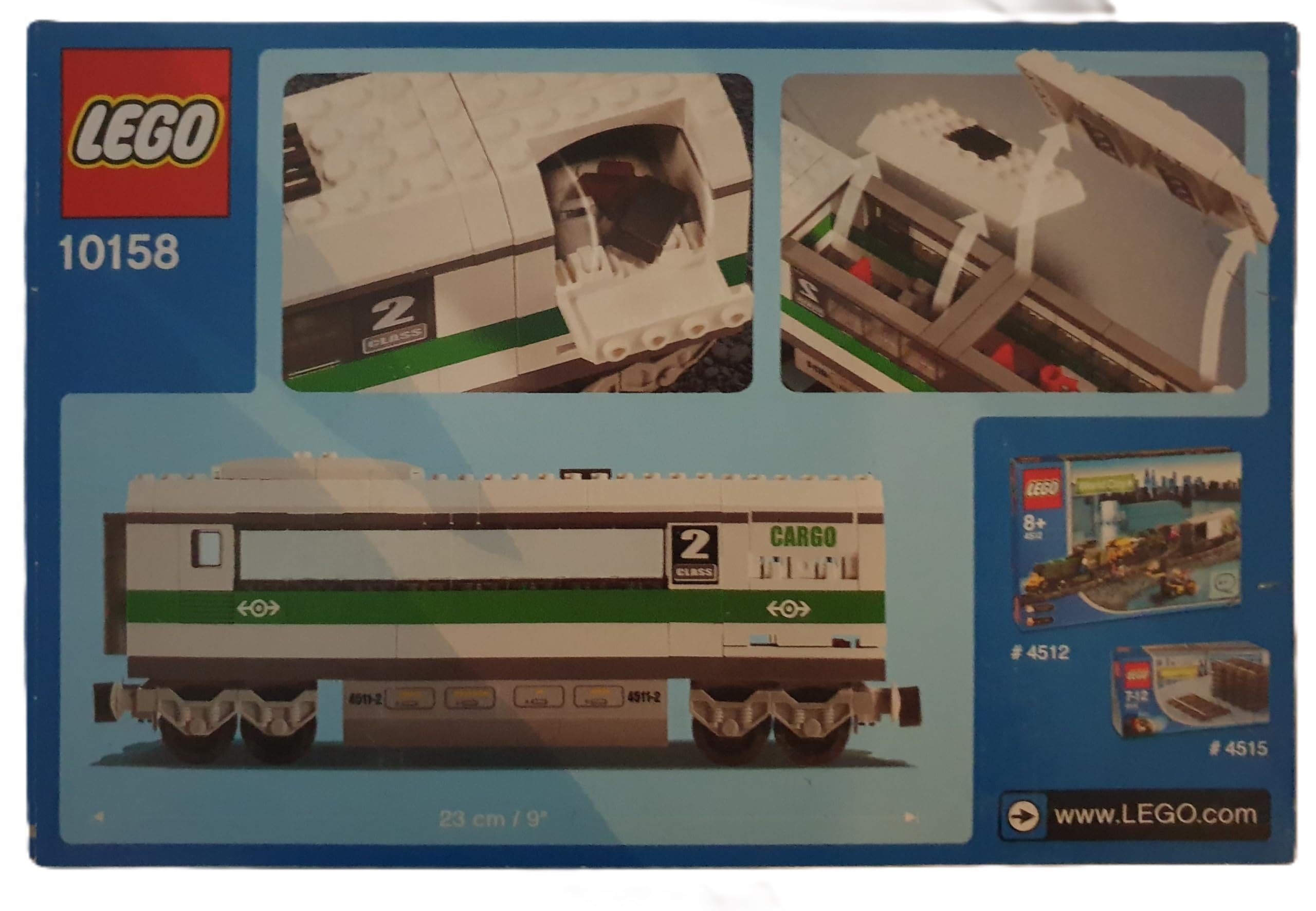 LEGO 10158 High Speed Train Car Building Set – Creative Toy for Kids & Adults – Perfect for Train Enthusiasts & Collectors | Great for Birthday Gifts, STEM Learning & Display Scenes