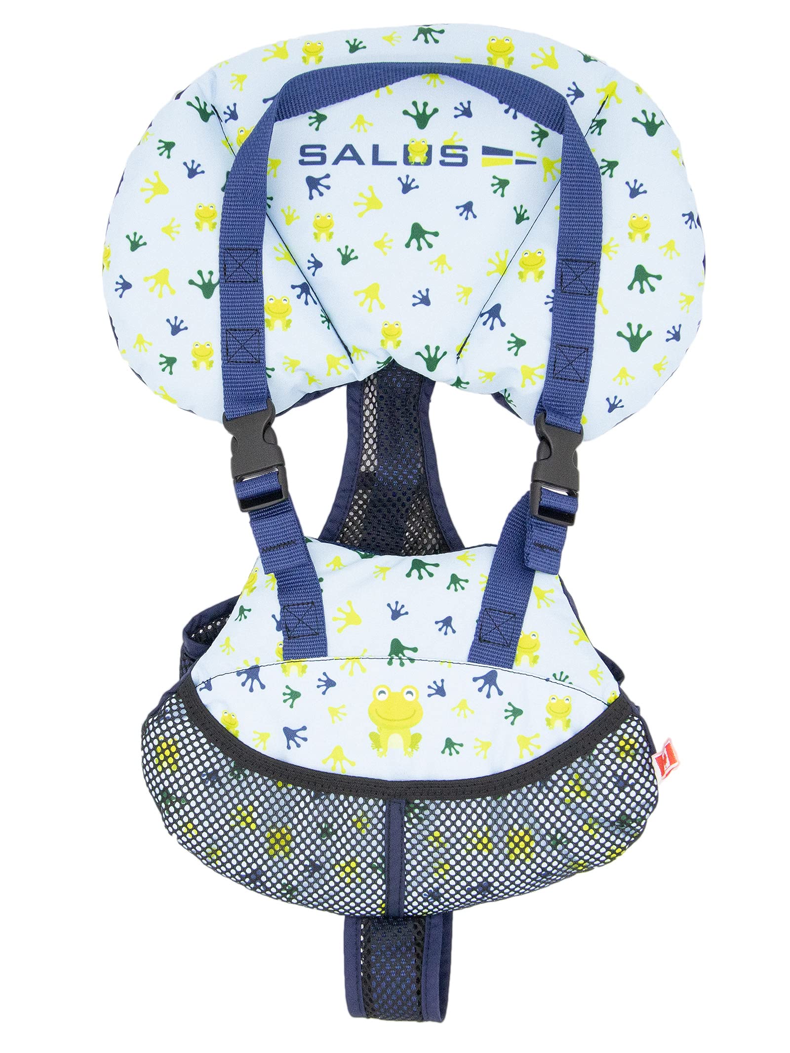 Salus Marine Bijoux Baby Life Vest - Frogs Design, One Size for Infants & Toddlers - Perfect for Swimming, Boating & Water Safety
