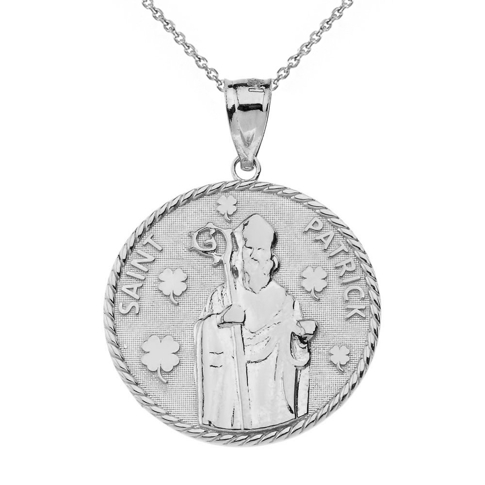 925 Sterling Silver St Patrick's Day Four Leaf Clover Pendant Necklace - Lucky Charm Jewelry for Women & Men - Perfect for Irish Festivals, Gifts & Everyday Wear