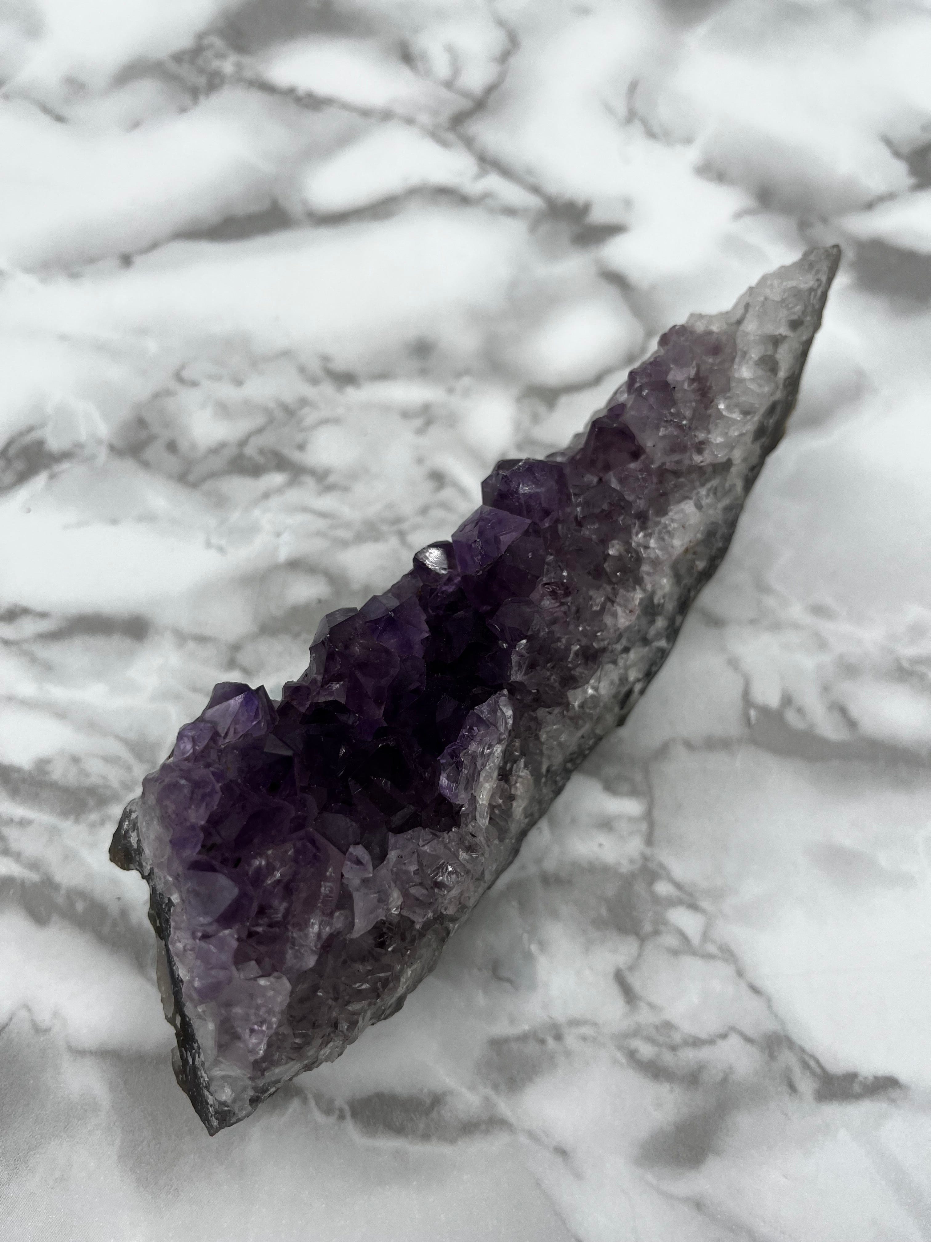 Natural Amethyst Cluster Specimen - Raw Purple Crystal for Home Decor, Meditation & Healing | Perfect for Display, Feng Shui & Spiritual Gifts