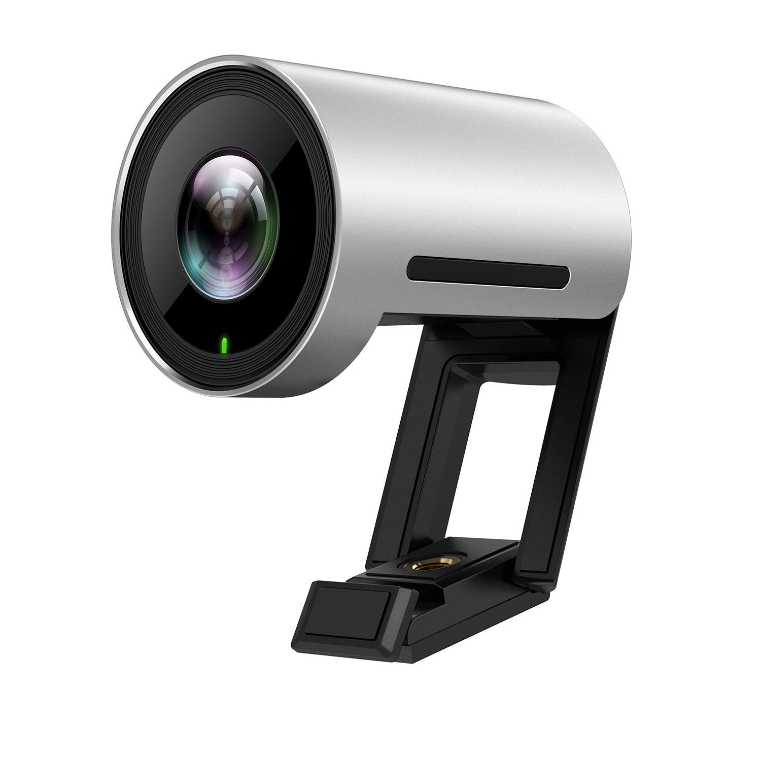Yealink UVC30 4K Ultra HD Conference Webcam - 8.51MP, 3840x2160 Resolution, USB 2.0 (Black/Silver) for Video Conferencing, Online Meetings & Remote Work