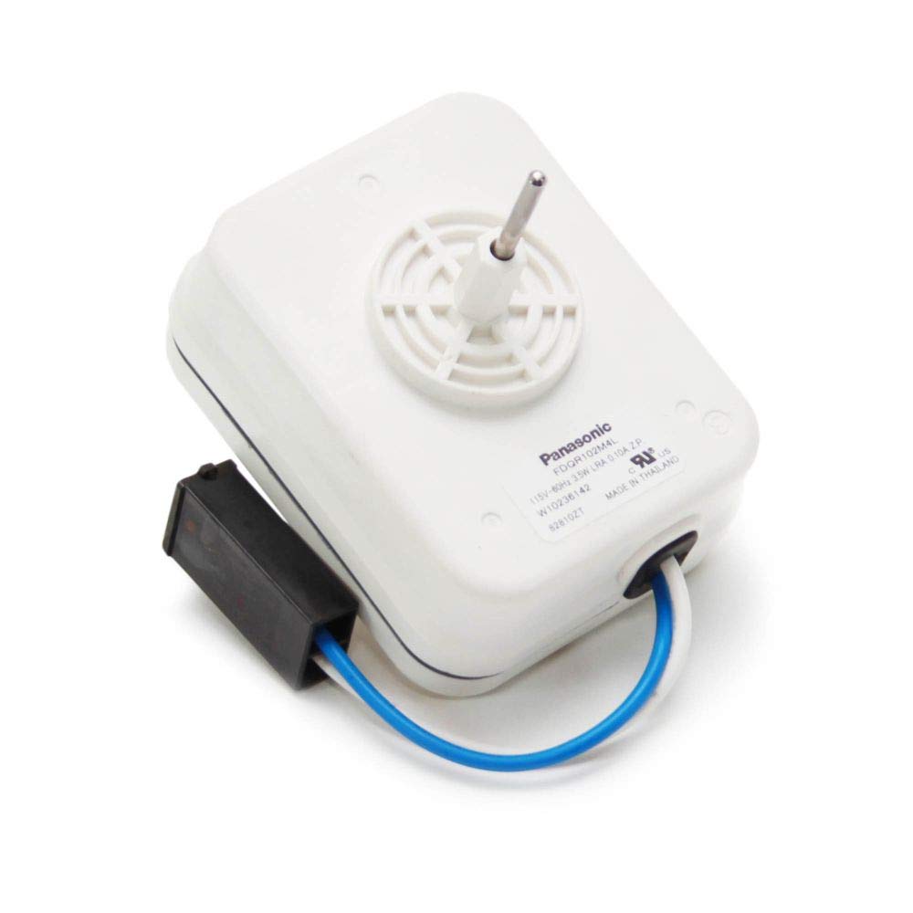 Whirlpool W10236142 Refrigerator Evaporator Fan Motor Replacement - Compatible with Various Models - Perfect for Cooling System Repair & Maintenance