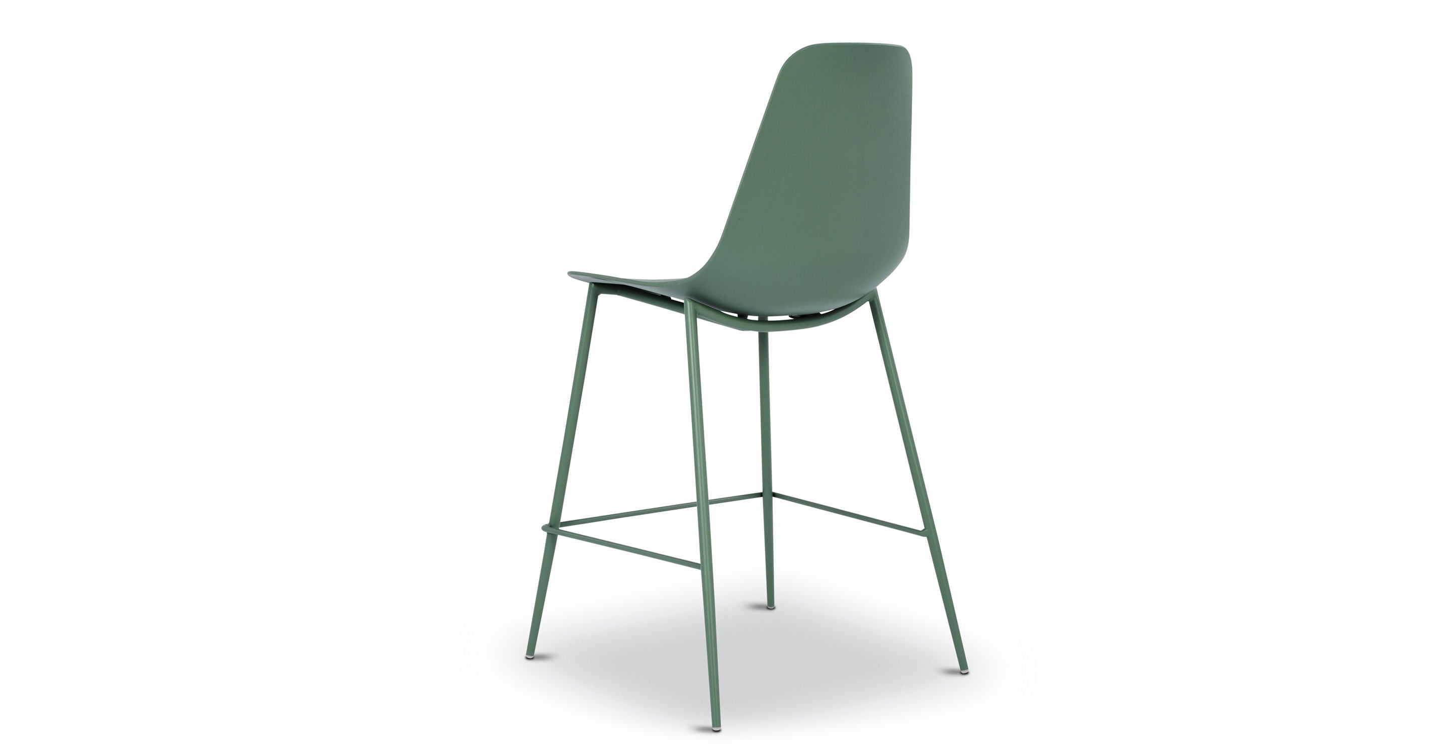 Isla Counter Height Stool - Adjustable Bar Stool with Backrest, Modern Kitchen Island Stool for Dining & Breakfast Nook, Perfect for Home, Cafe & Restaurant Use