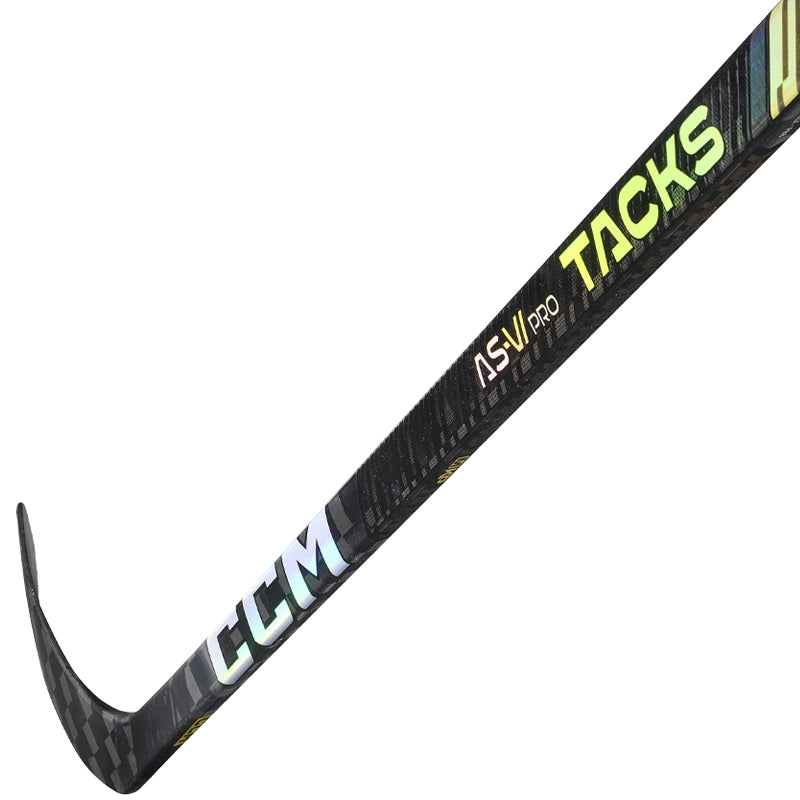 CCM Tacks AS6 Pro One Piece Junior Hockey Stick - Lightweight Composite Shaft for Youth Players - Perfect for Ice Hockey Training & Games