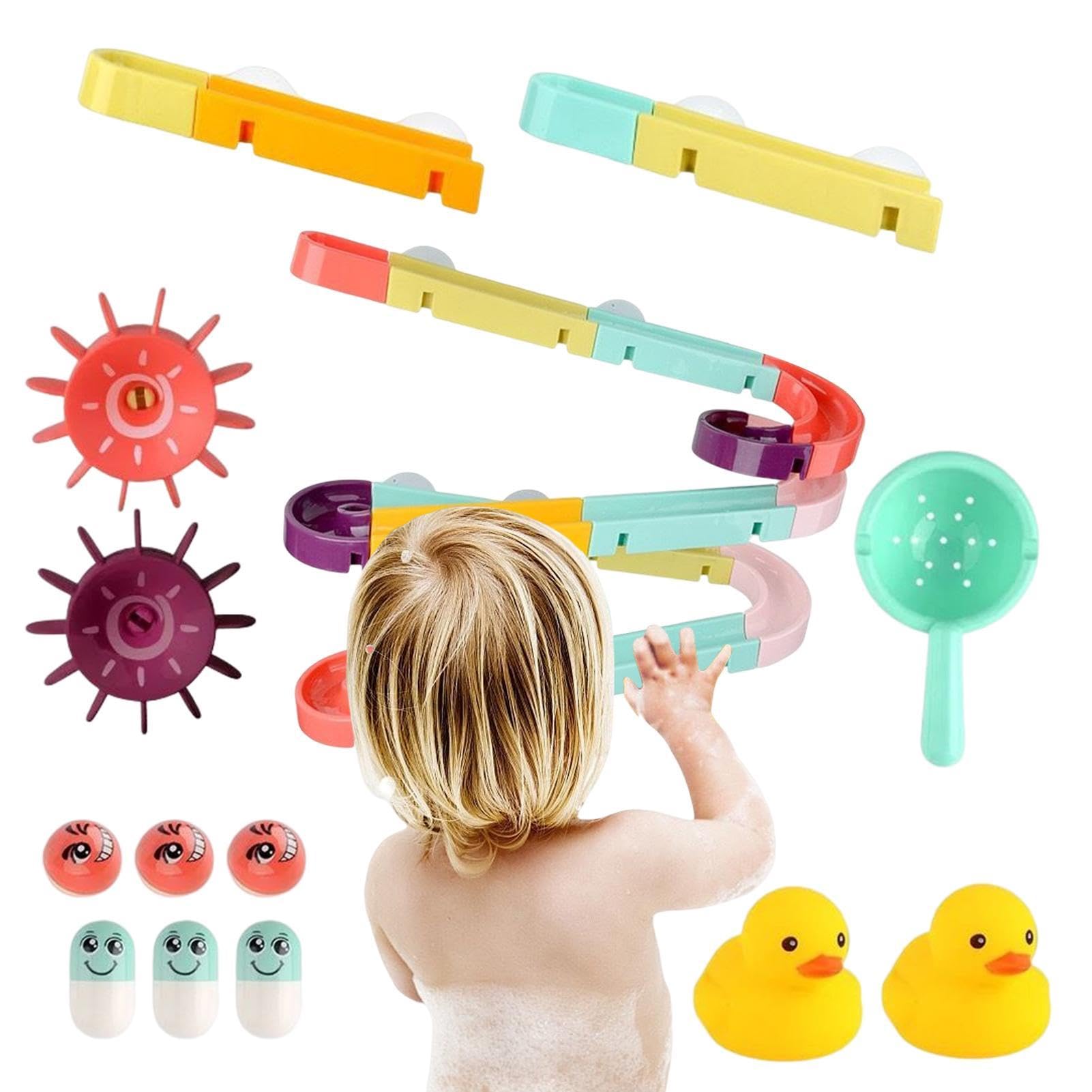 Interactive Duck Slide Bath Toy - Fun Shower Game & Educational Bathtub Slide for Kids | Perfect for Boys & Girls Bath Time Play & Learning