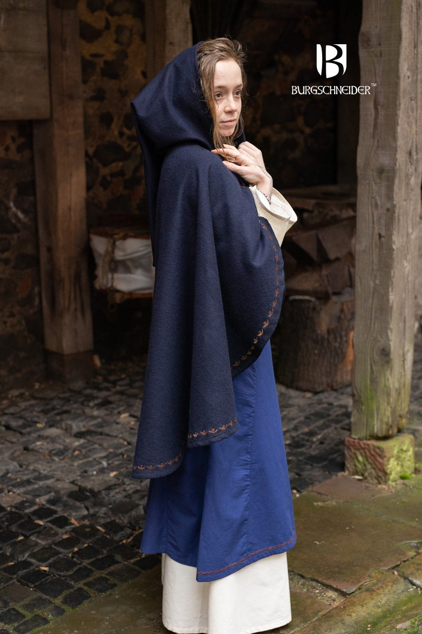 Premium Blue Cape Affra - Stylish & Comfortable Cape for Women | Perfect for Parties, Weddings & Special Occasions