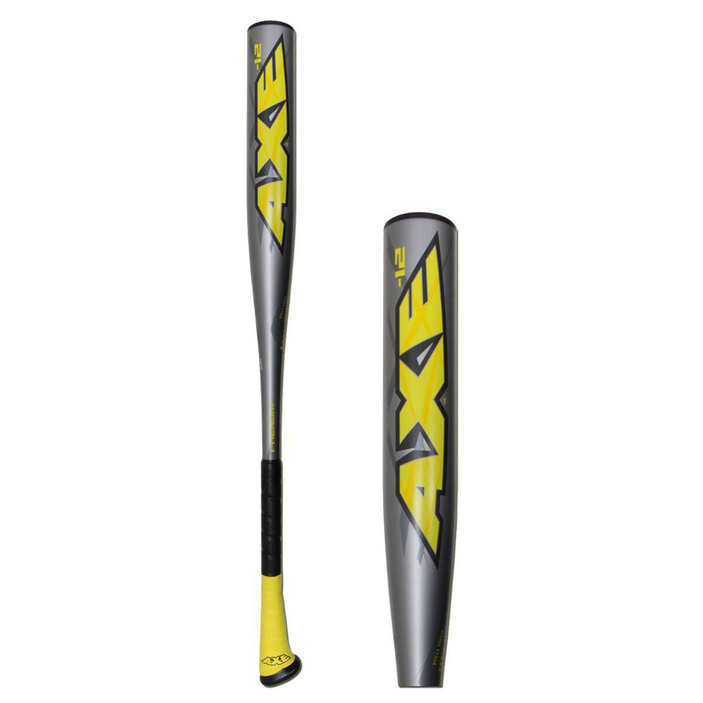 New Baden Axe L135A Phenom 12 USSSA Baseball Bat - Silver | Youth Little League Bat for Baseball Games & Training