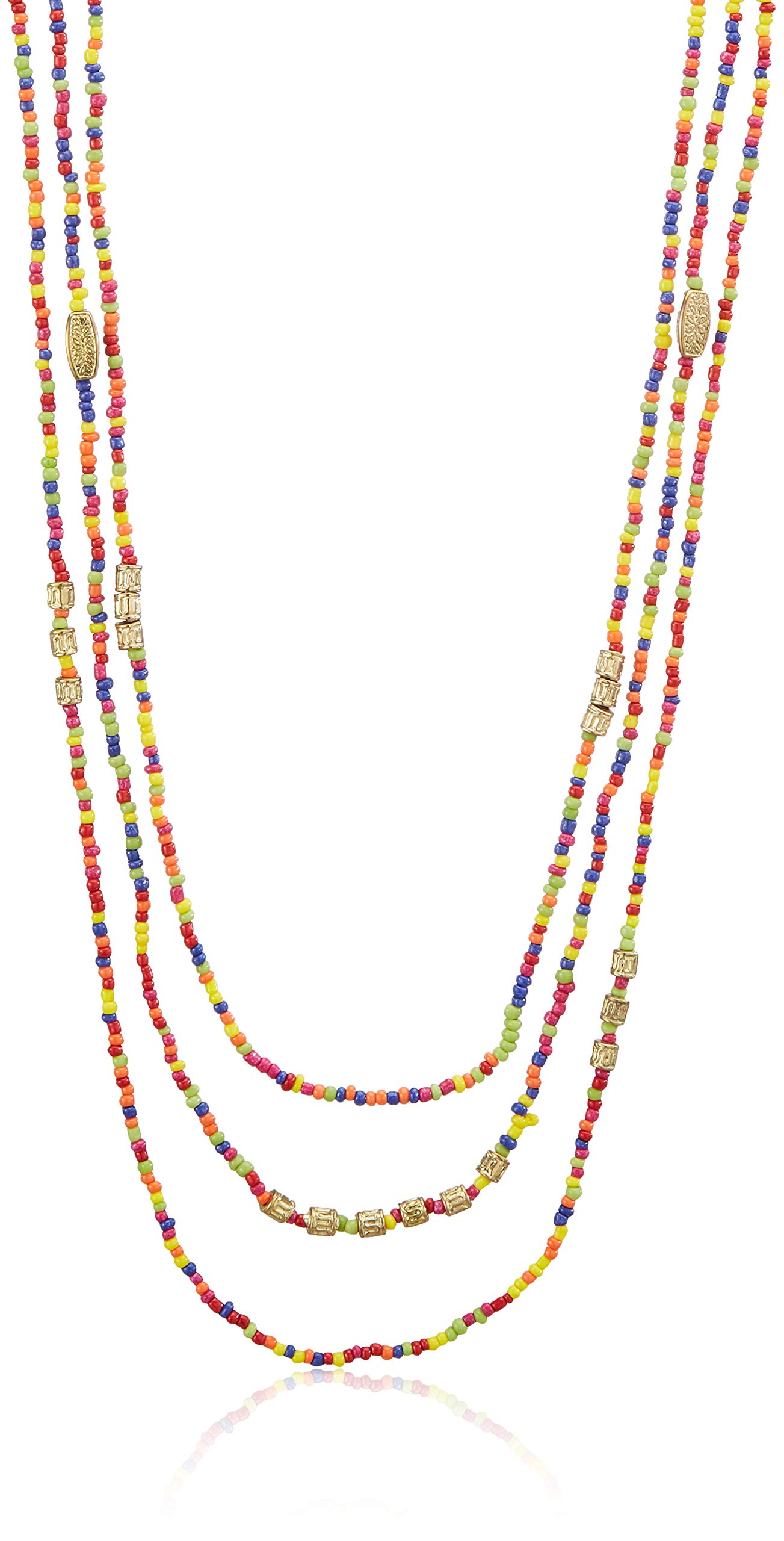 ISHVAKU Elegant Beaded Necklaces for Women & Girls - Perfect for Parties, Weddings & Everyday Wear