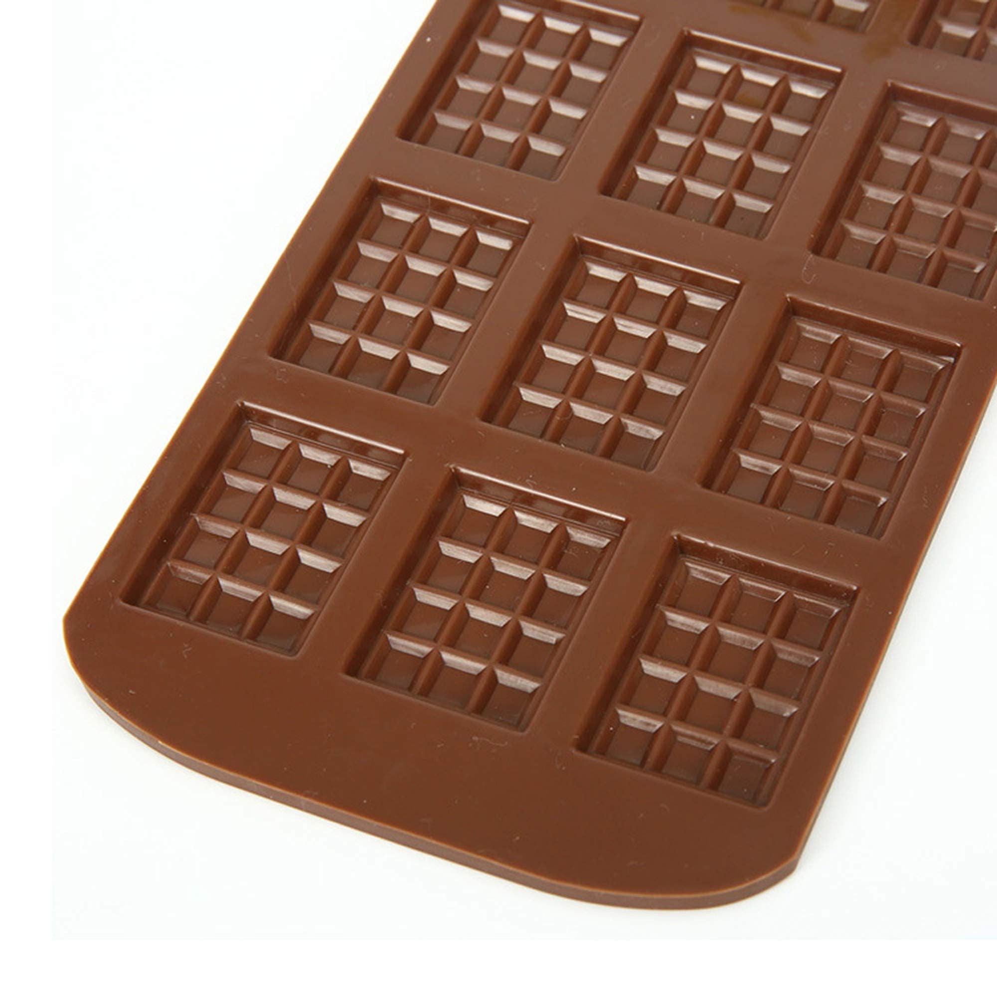 12-Cavity DIY Silicone Chocolate Molds - Non-Stick Break Apart Candy, Protein & Jelly Mold - Premium Baking Tools for Homemade Chocolates, Brownies & Desserts (Perfect for Valentine's, Holidays & Party Treats)